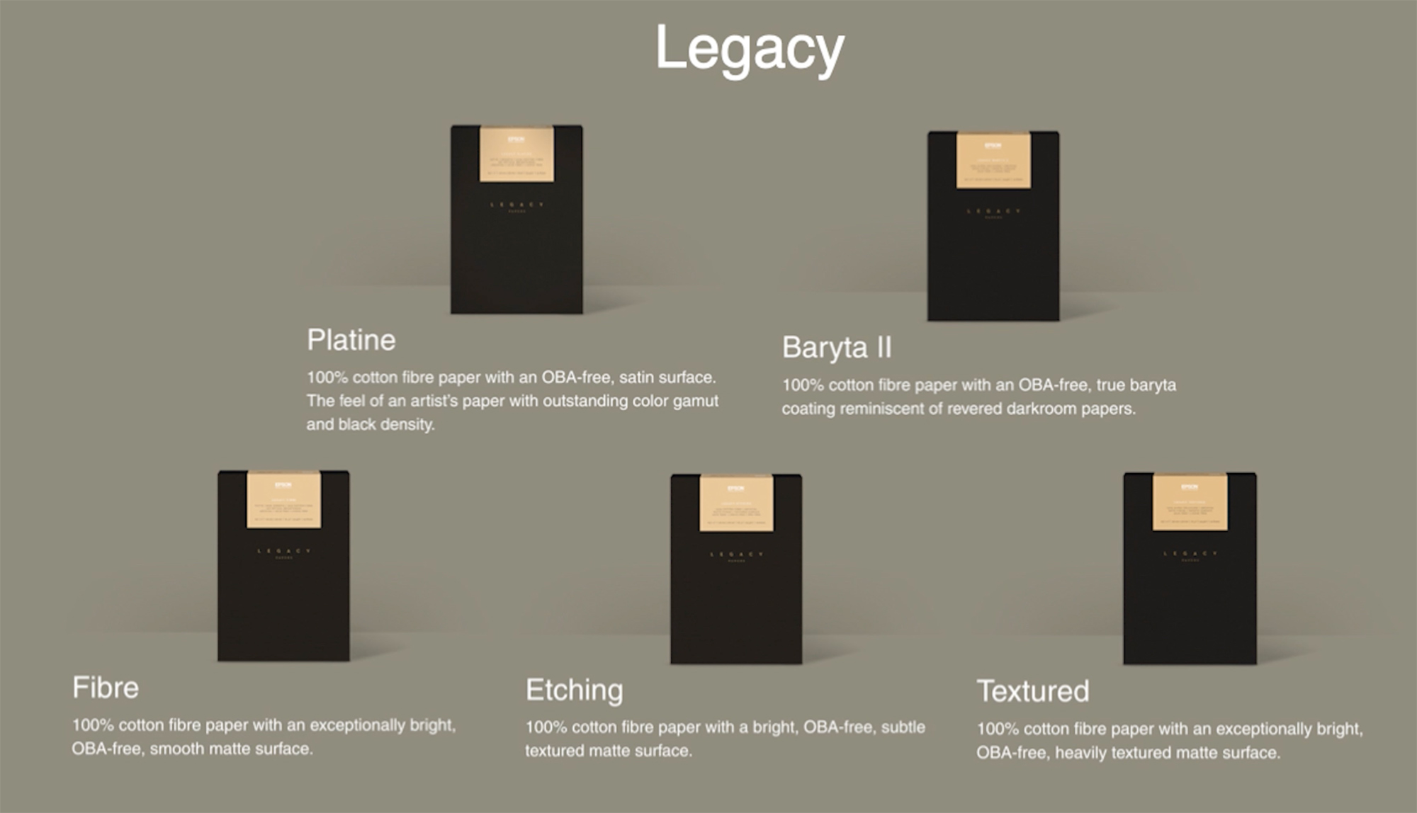 Epson Legacy Papers