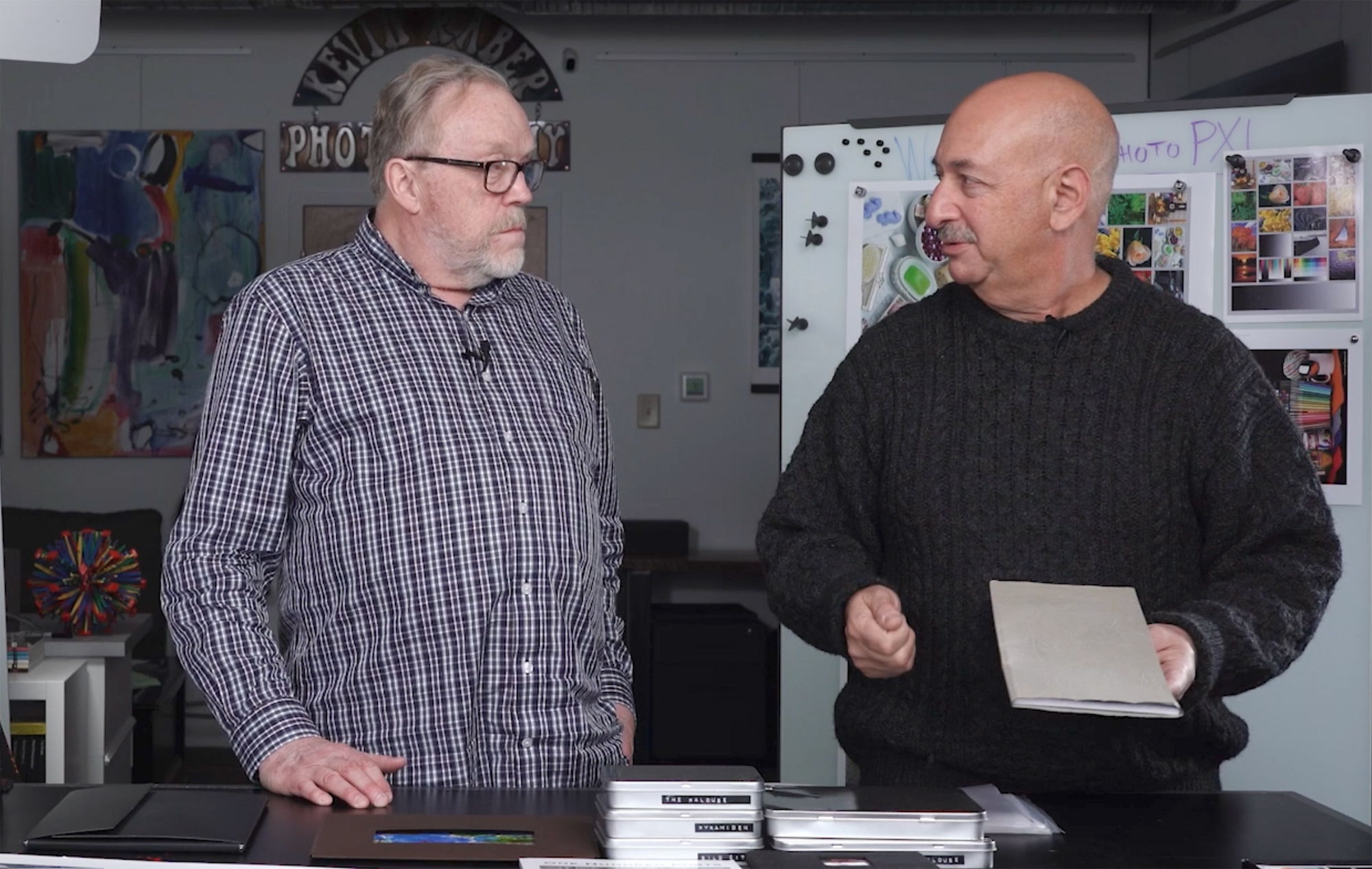 Kevin and Dano talk about using certain papers for folios.