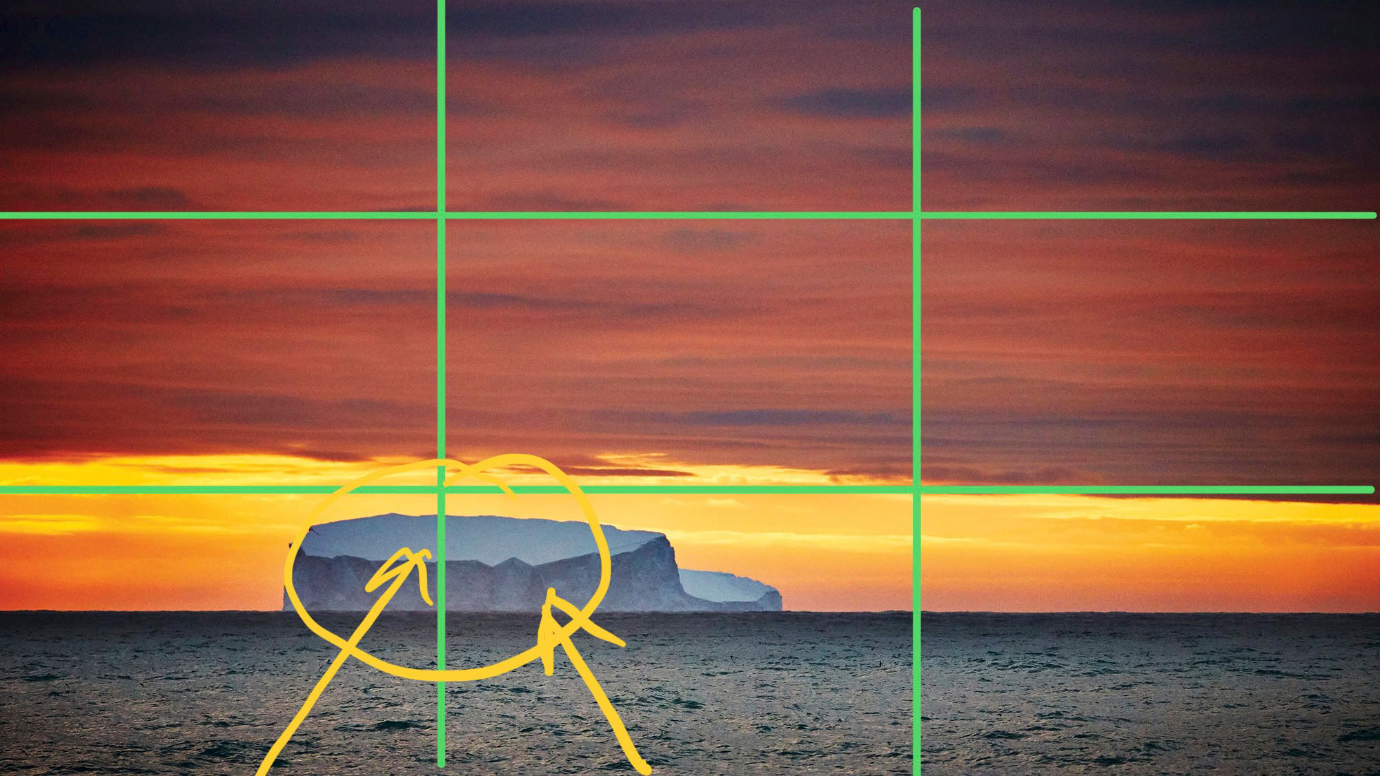 Whether you place the centre of interest in the top or the bottom, on the left orthe right, depends on what else is in the frame - and also the shape of the subject to some extent.