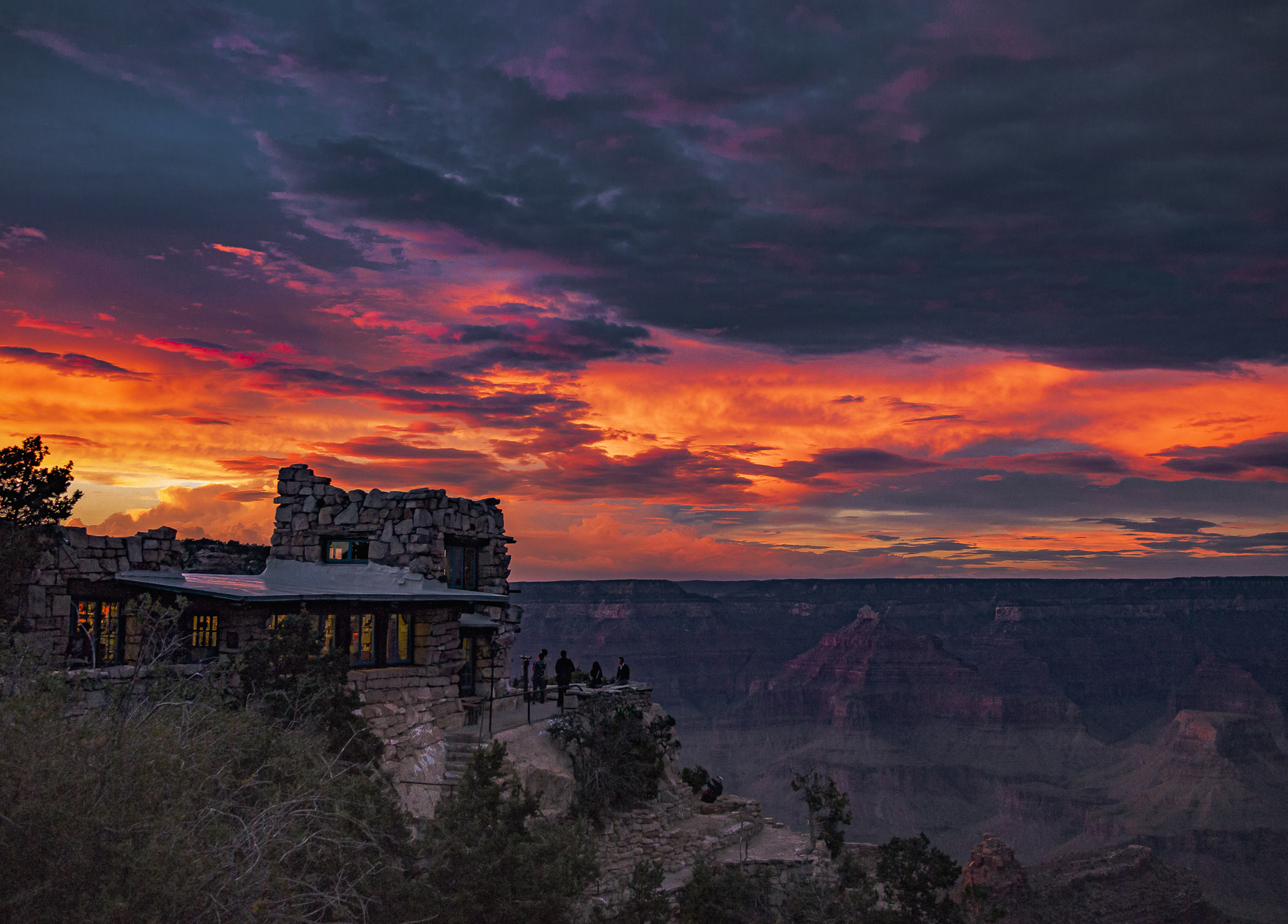 “Cocktails at the Canyon”, 2010, South Rim, GCNP