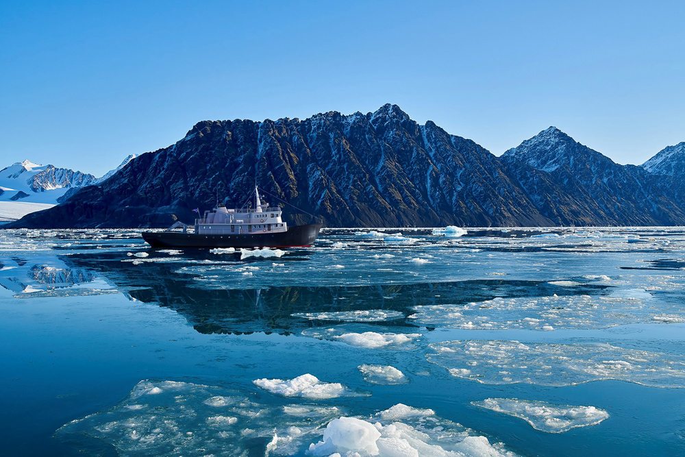 Our expedition ship the Balto