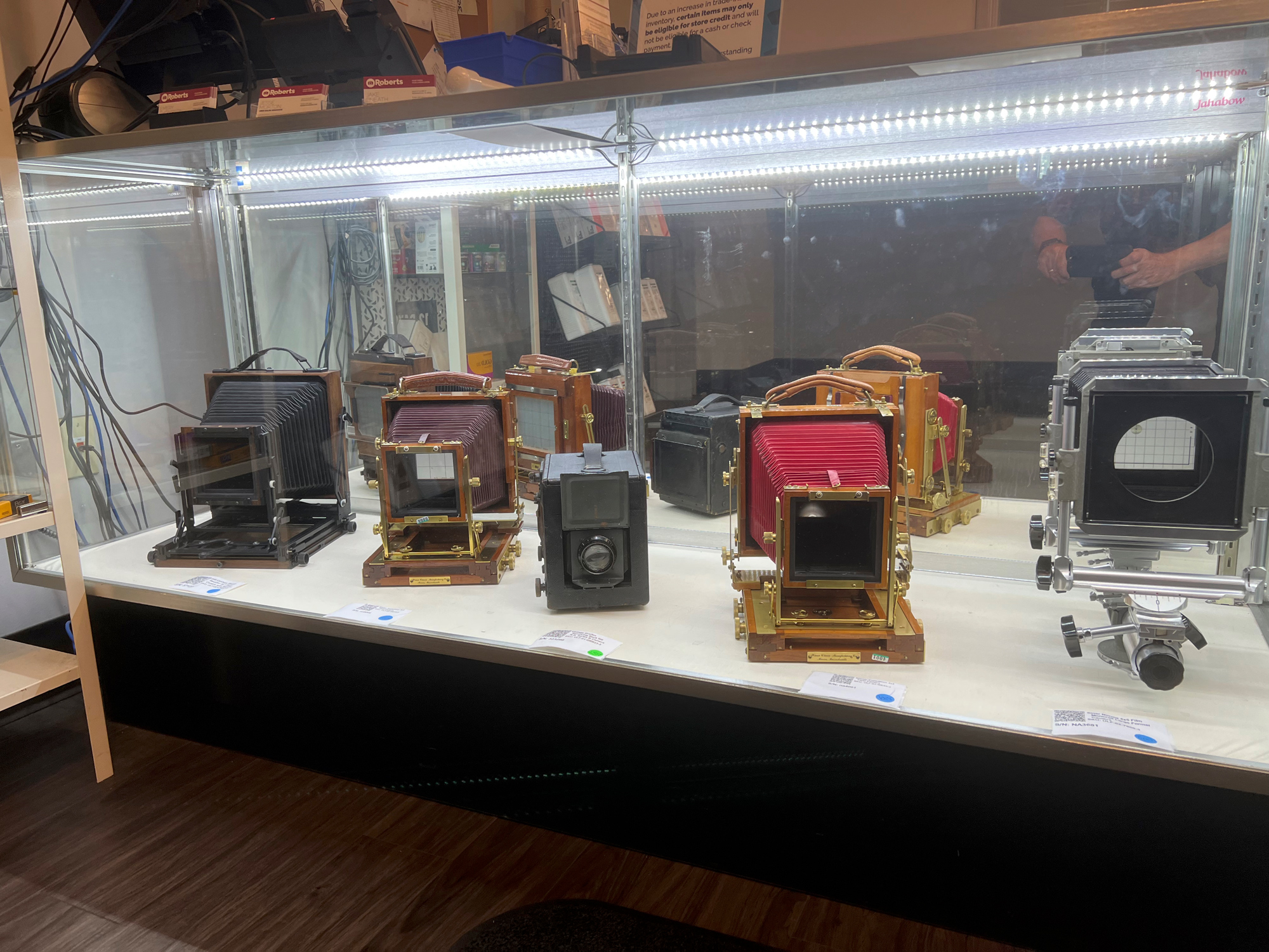 From what I have been told there is big business for older view cameras like these.