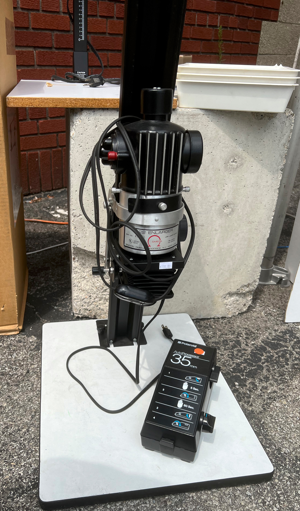 It's been a long time since I used one of these. It's an enlarger in case you didn't know.