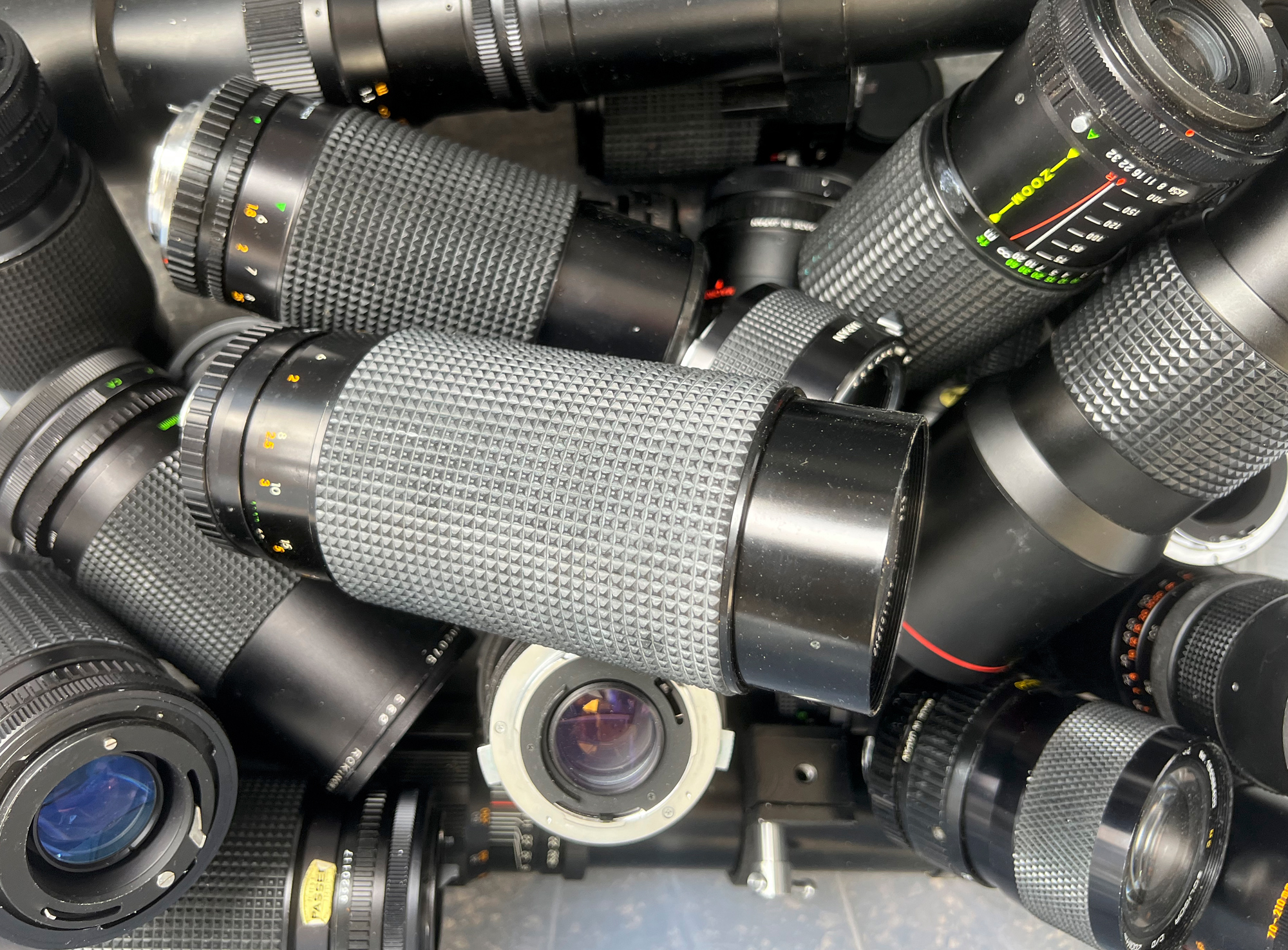I would have given my left arm at one time for lenses like these. How times have changed.