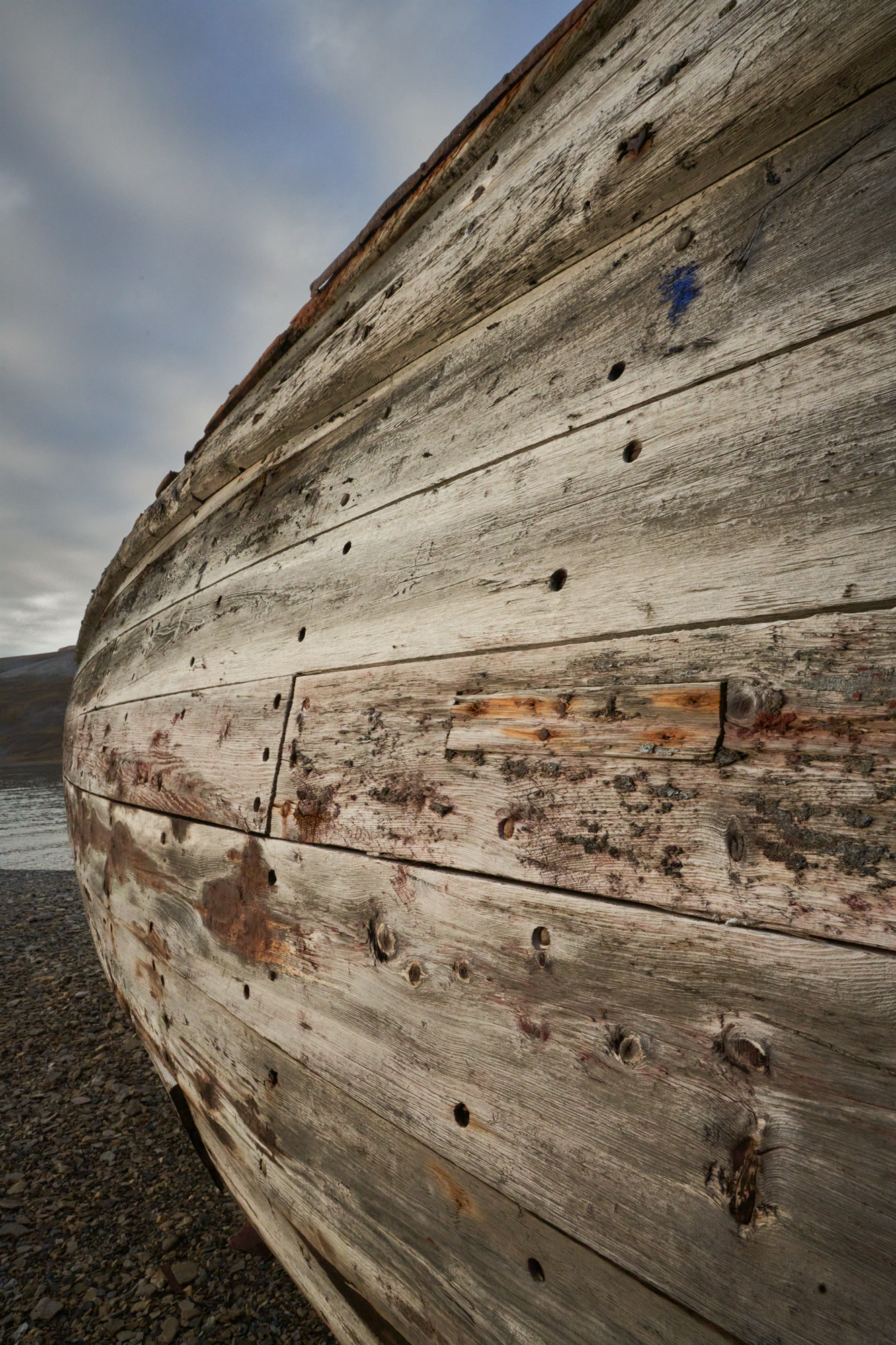 The side of the boat holds all sorts of possibilities for interesting photos