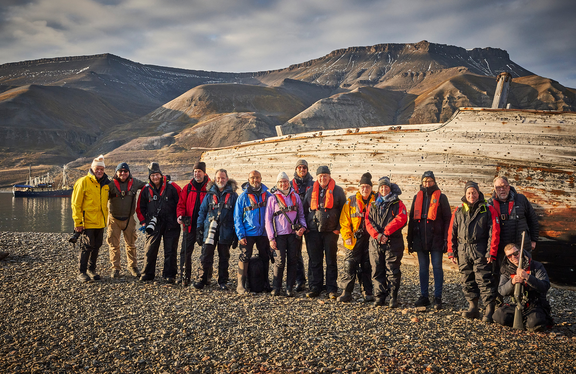 Our group portrait with our guides