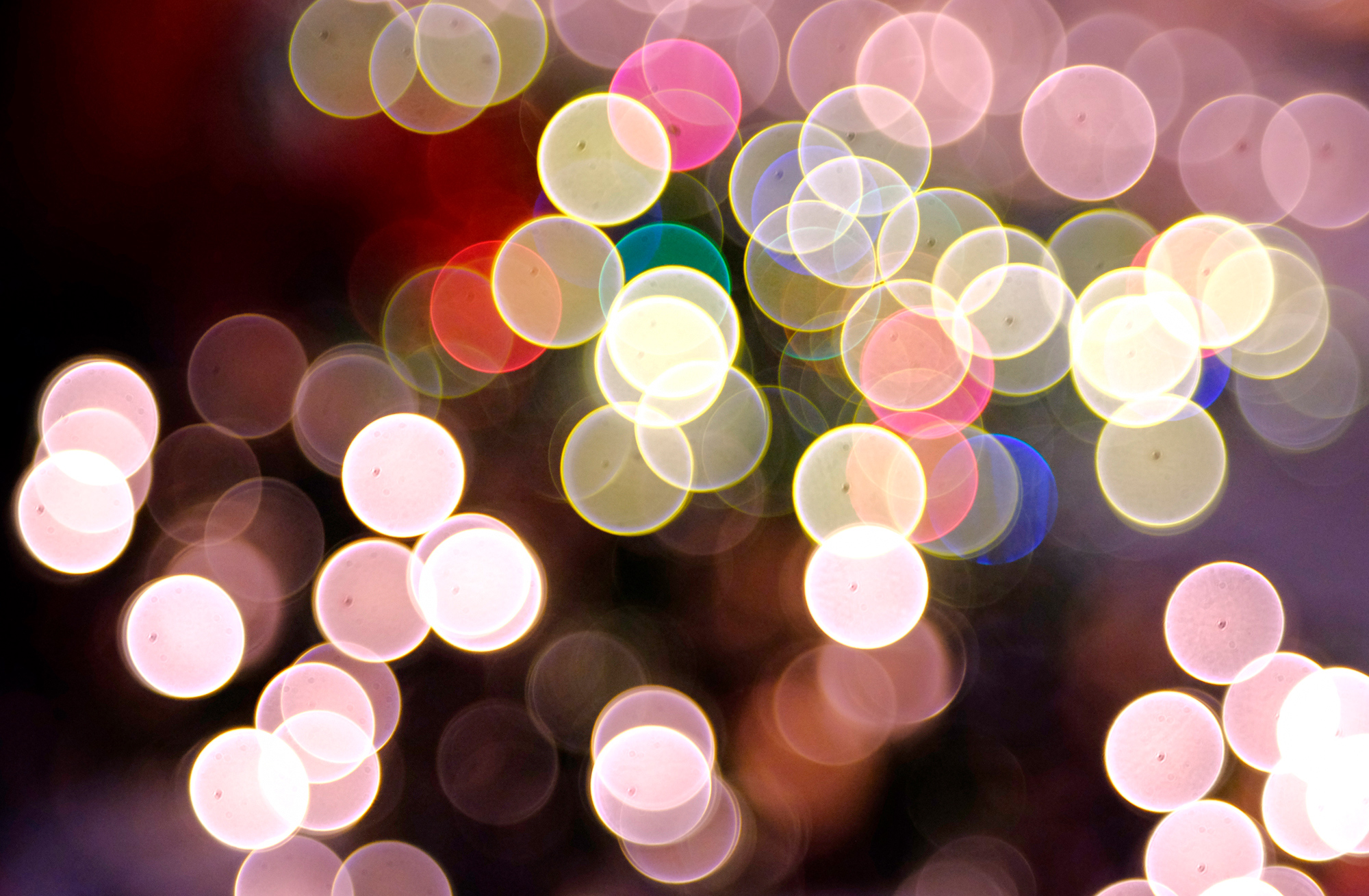 dust particles in bokeh