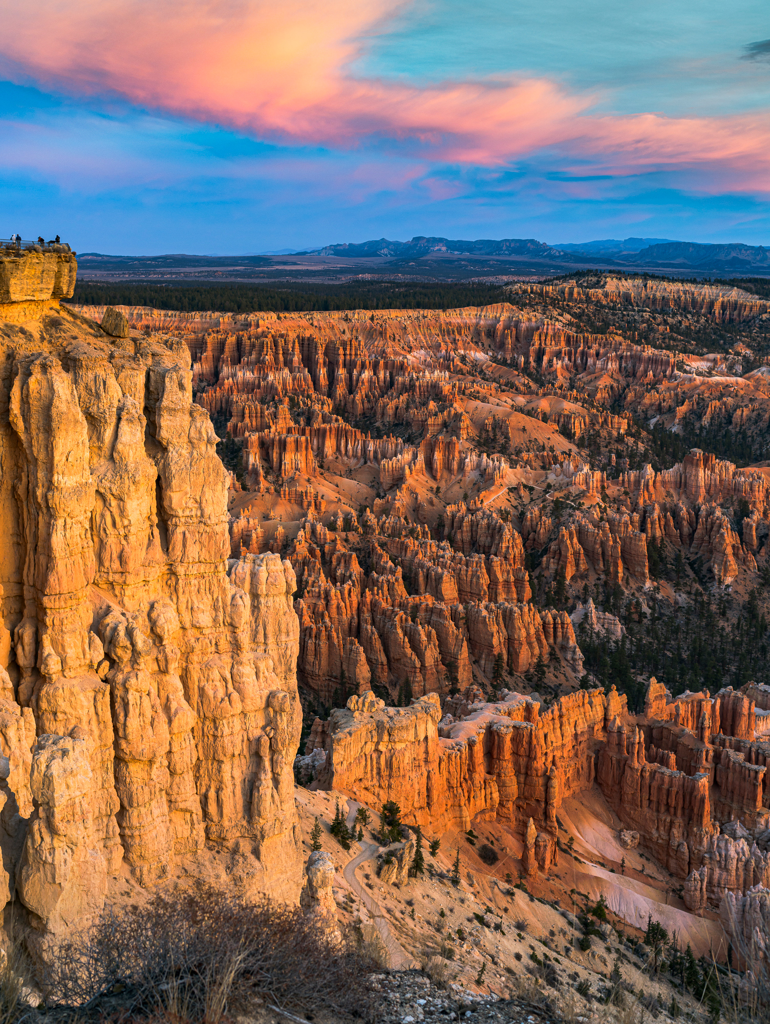 Bryce Canyon Overlook, 7:57 PM, 11/1/2012