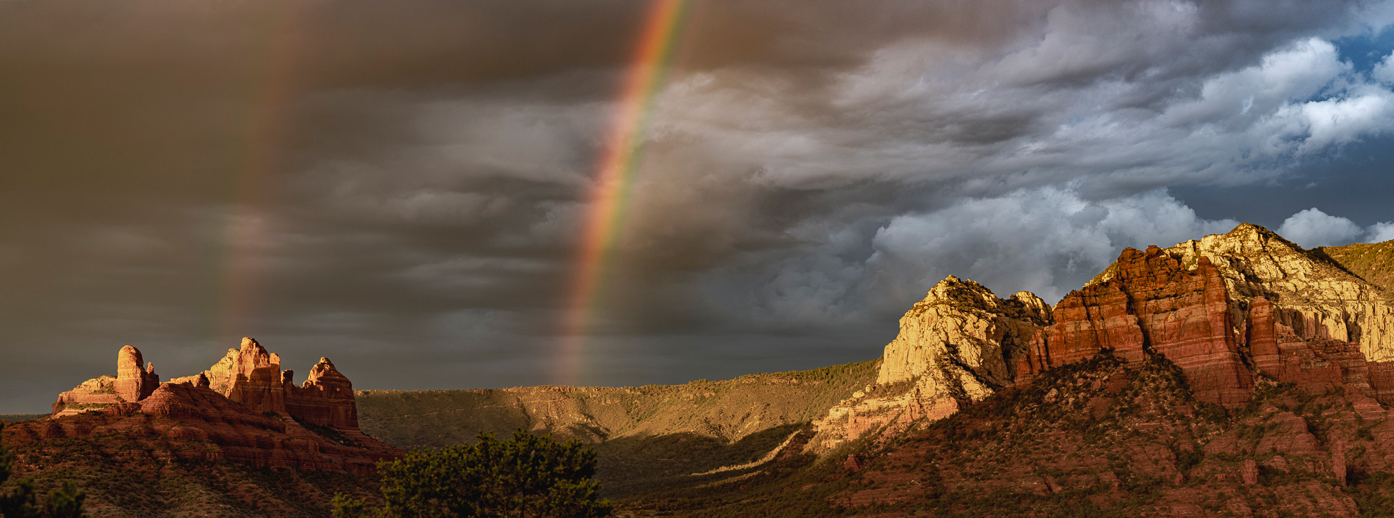 Mogollon Rim, Sedona, 7:32 PM, 6/23/2022