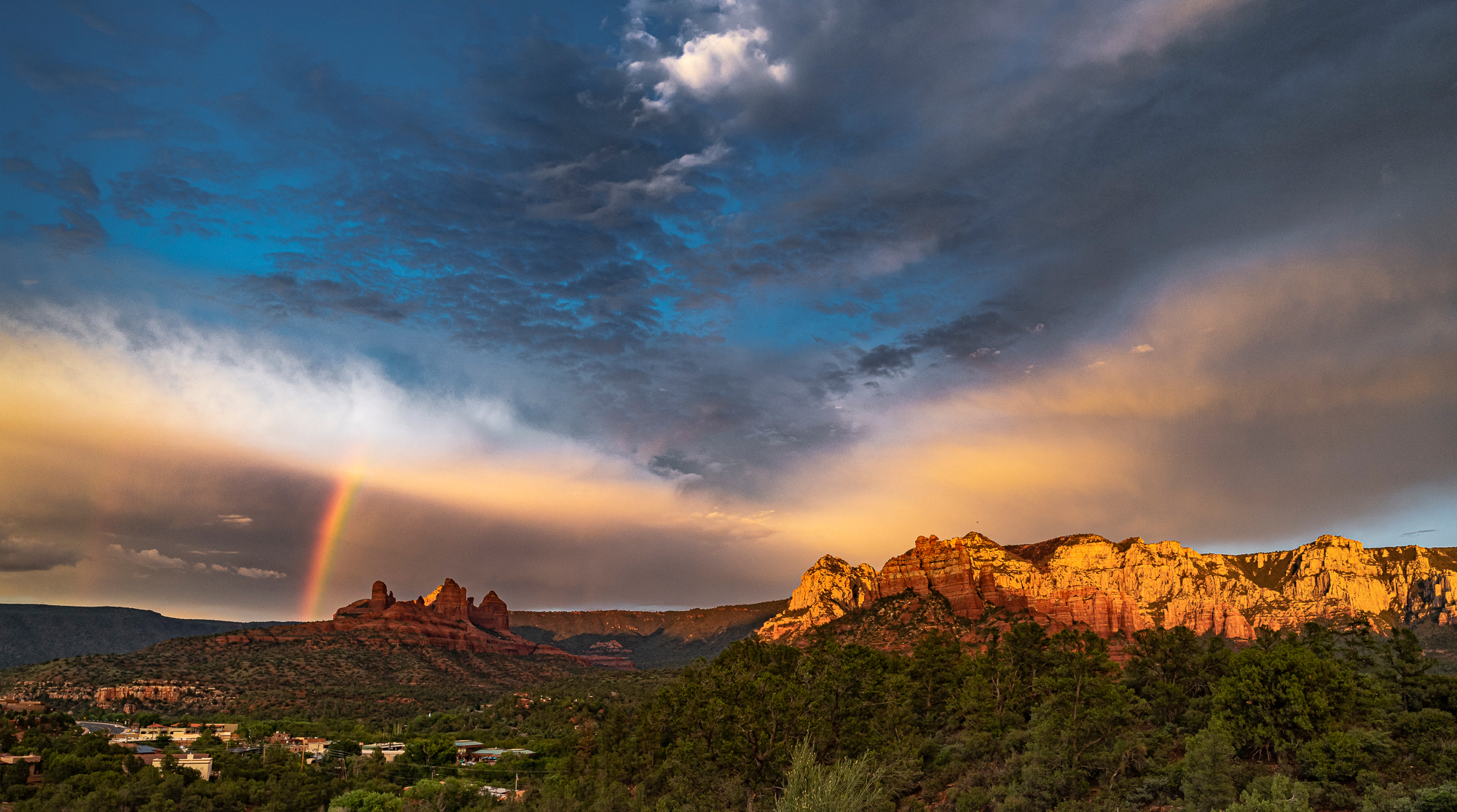 Mogollon Rim, Sedona, 6:56 PM, 8/26/2022