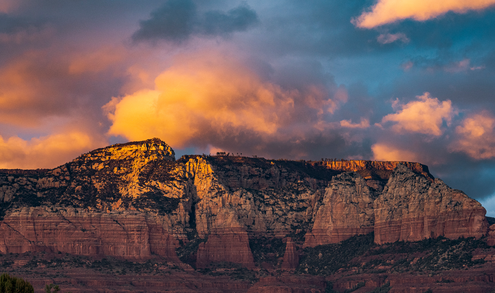 Red Rock Formations of West Sedona, 5:09 AM, 12/7/2022
