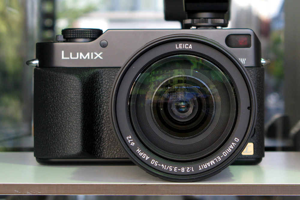 A lumix Leica compact camera