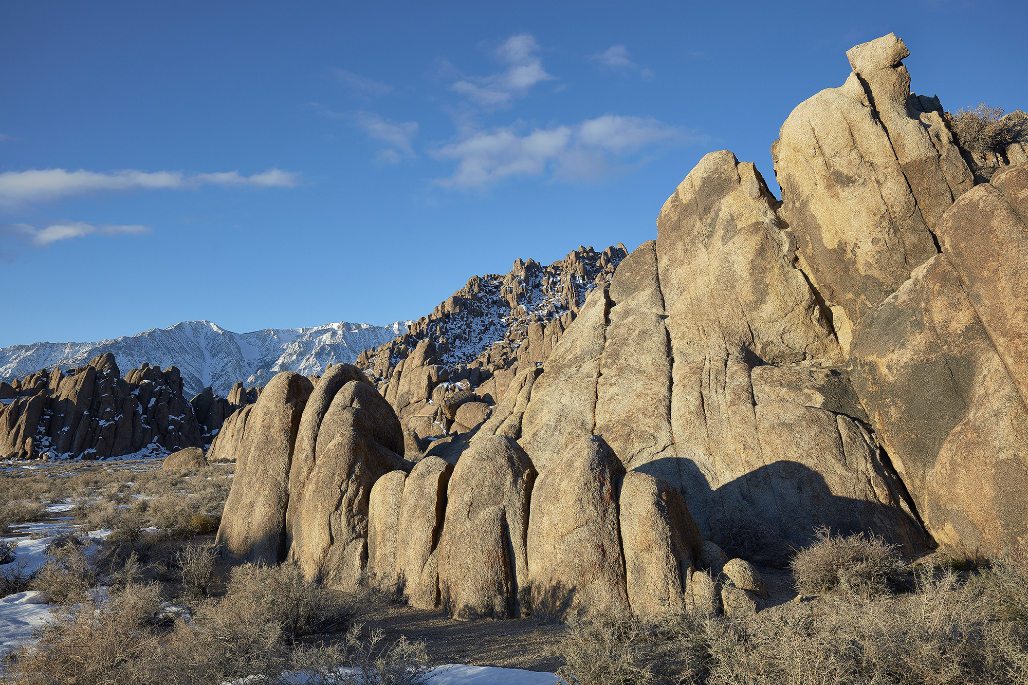A rock formation from the Alabama hills