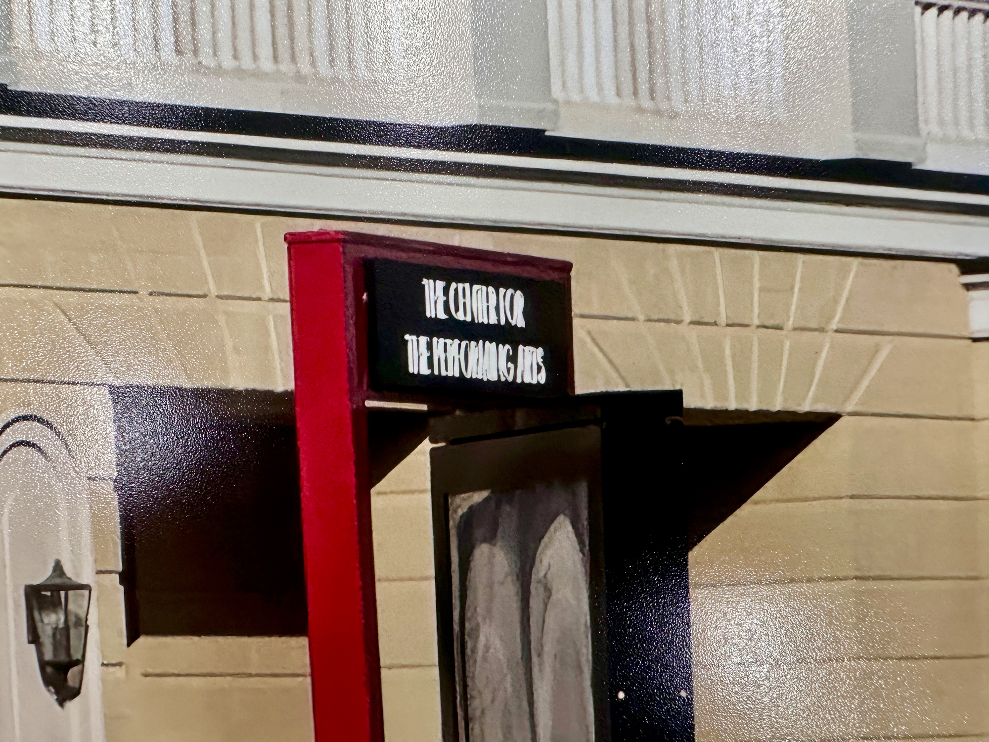 Another close-up of the detail on the sign in the above print. Don't forget this was made from an iPhone