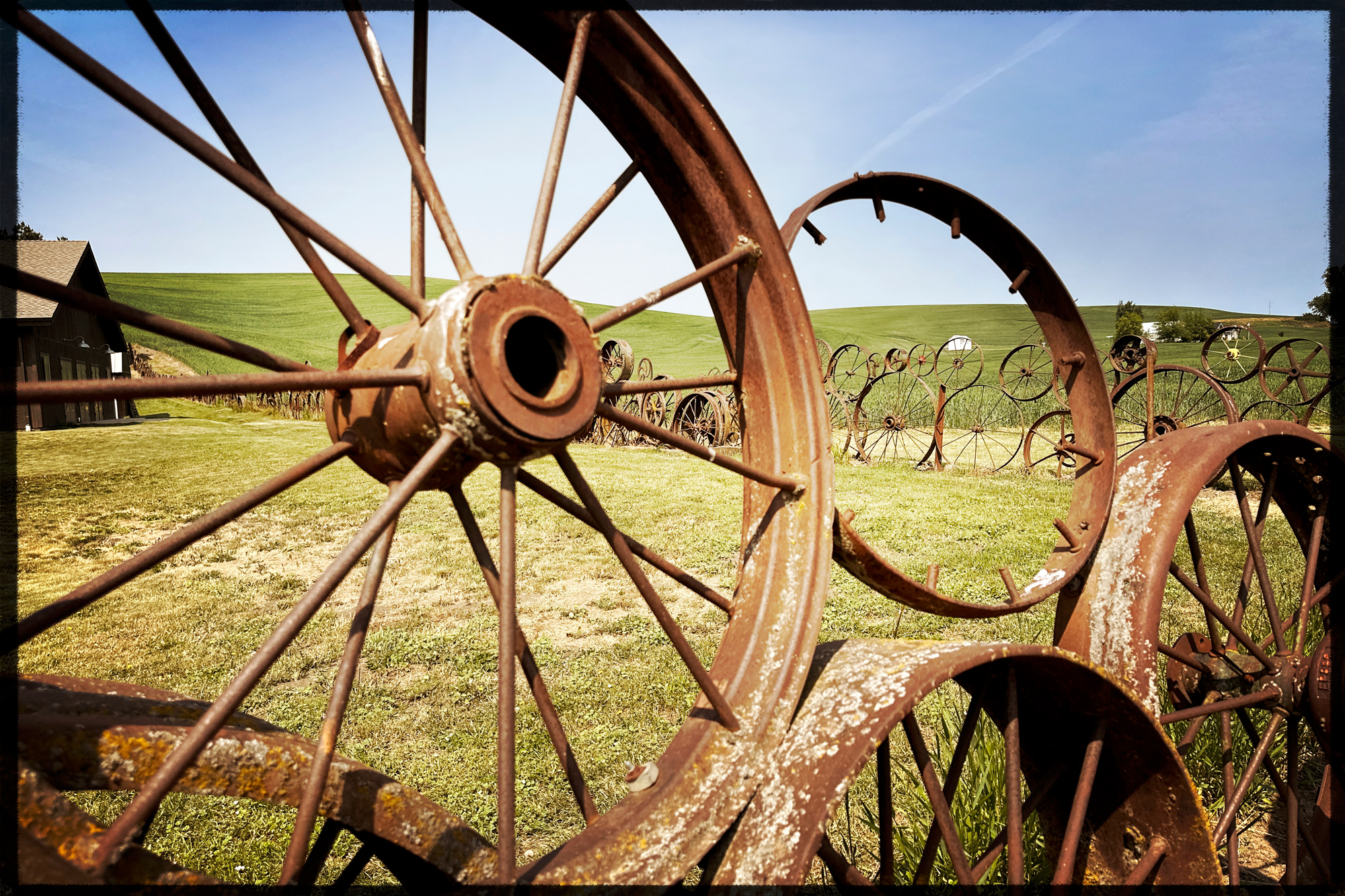 The Wagon Wheel barn has some cool compositions if you can find them