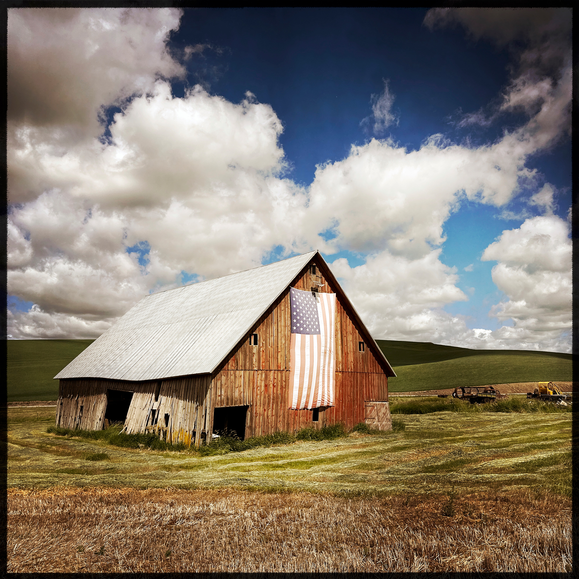 The flag barn