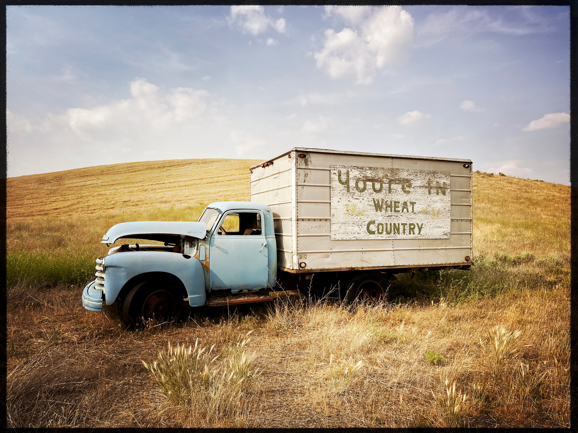 This truck has been in this field as long as I can remember and it is always a good shot to have as it defines where we are