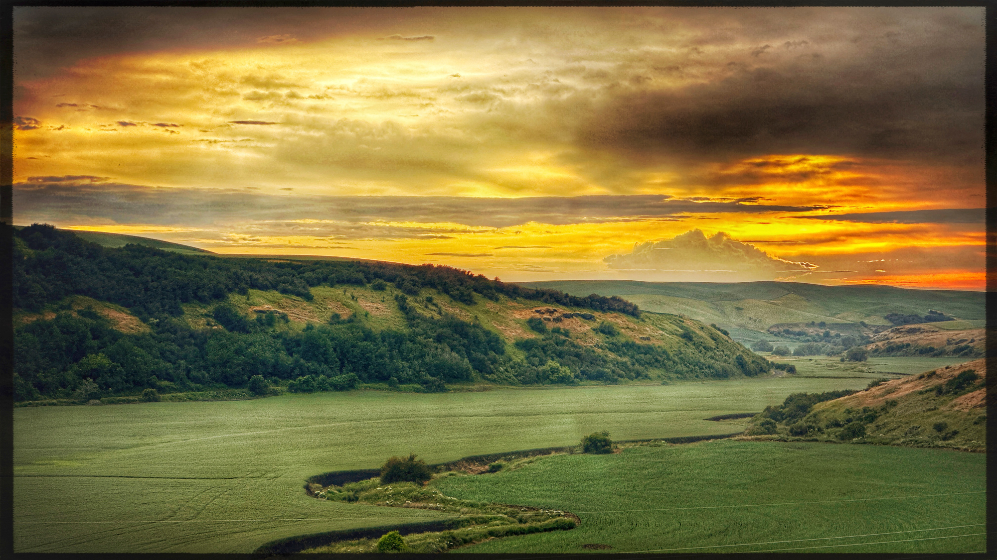 There is one road not too far from the town of Pullman that has so many good locations. It's a great road to drive close to dusk.