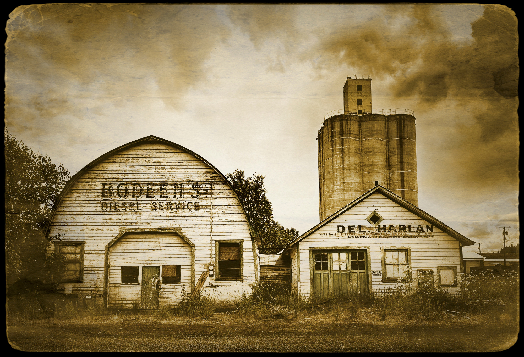 Turns out these two building were the fronts for a movie made in the Palouse a long time ago.