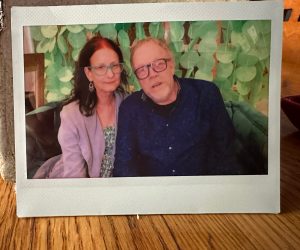 Debra and Me after visiting the Photo Booth