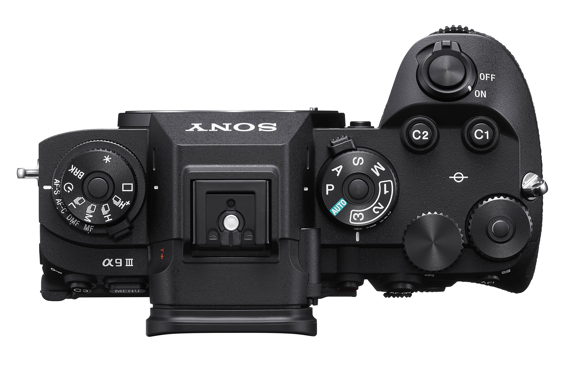 Top Down of the Sony a9 III