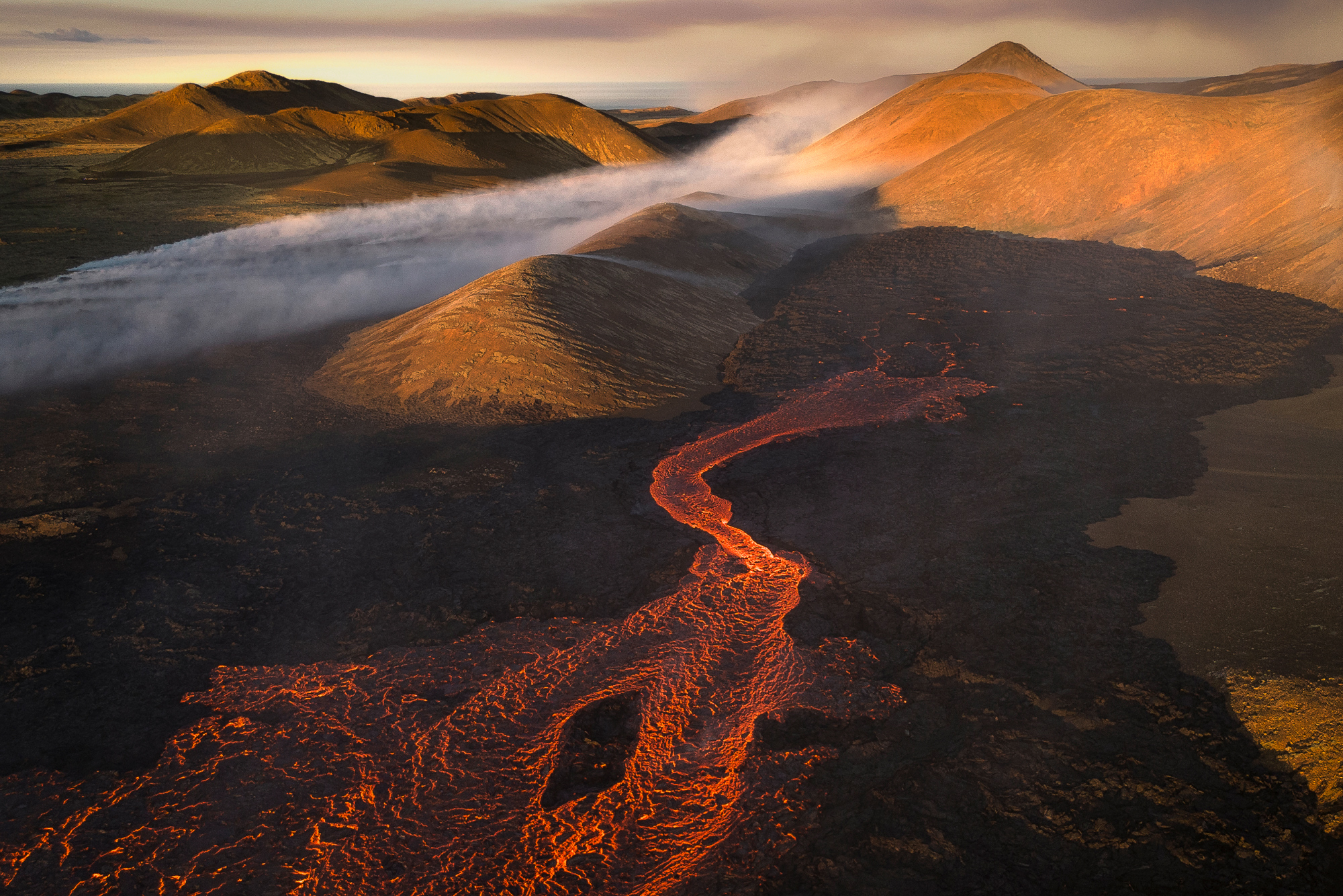Volcanic Flows photographed by Idan Livni, Israel Location Details: fargefell iceland