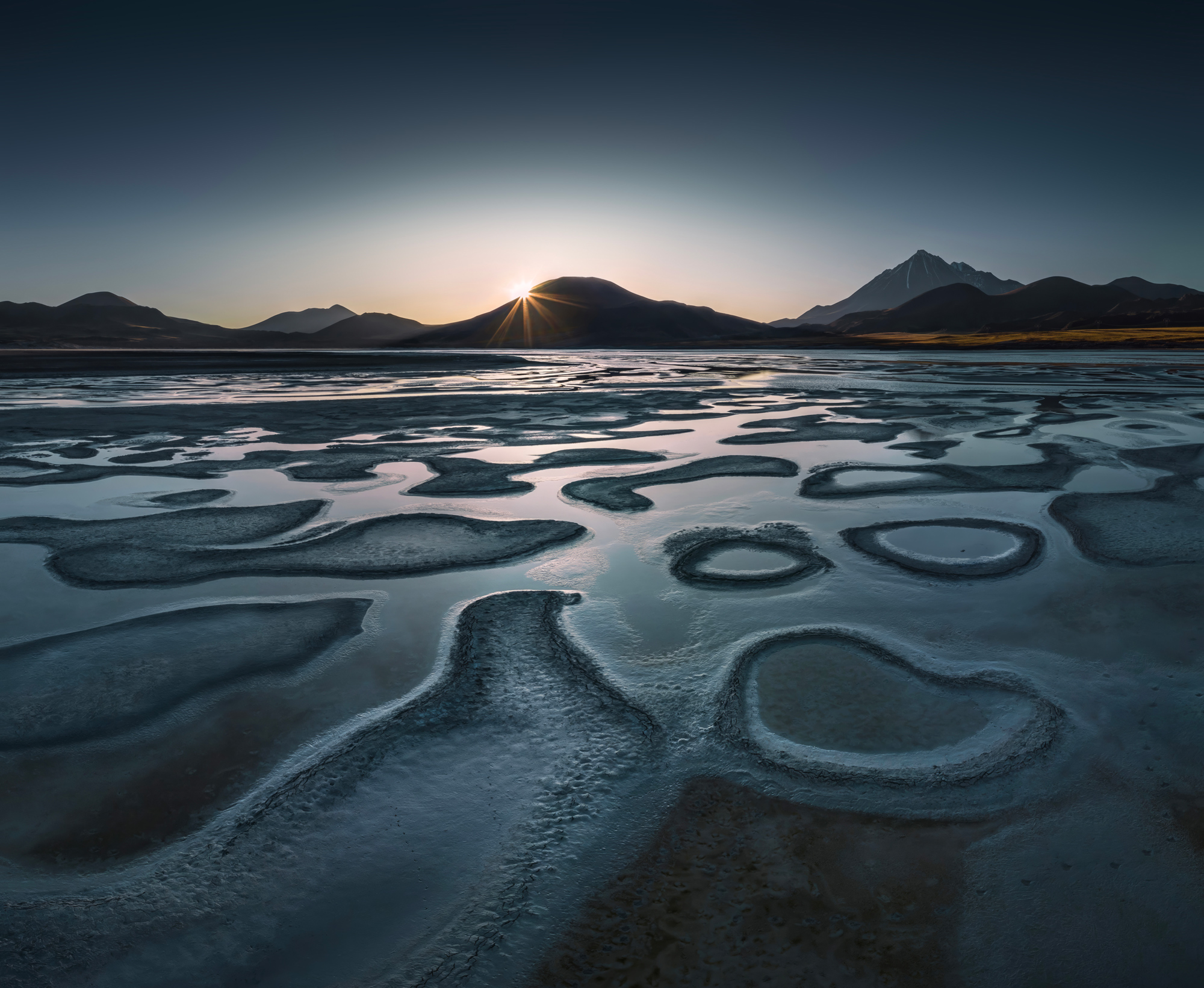 Circular Patterns photographed by Max Terwindt, Netherlands Location Details: Atacama Region, Chile