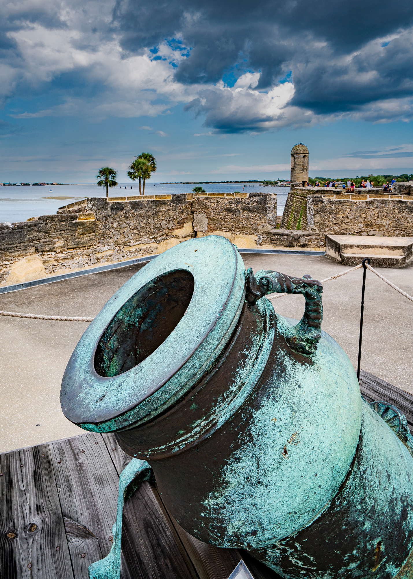 Centuries-old mortar guards St. Augustine harbor inlet