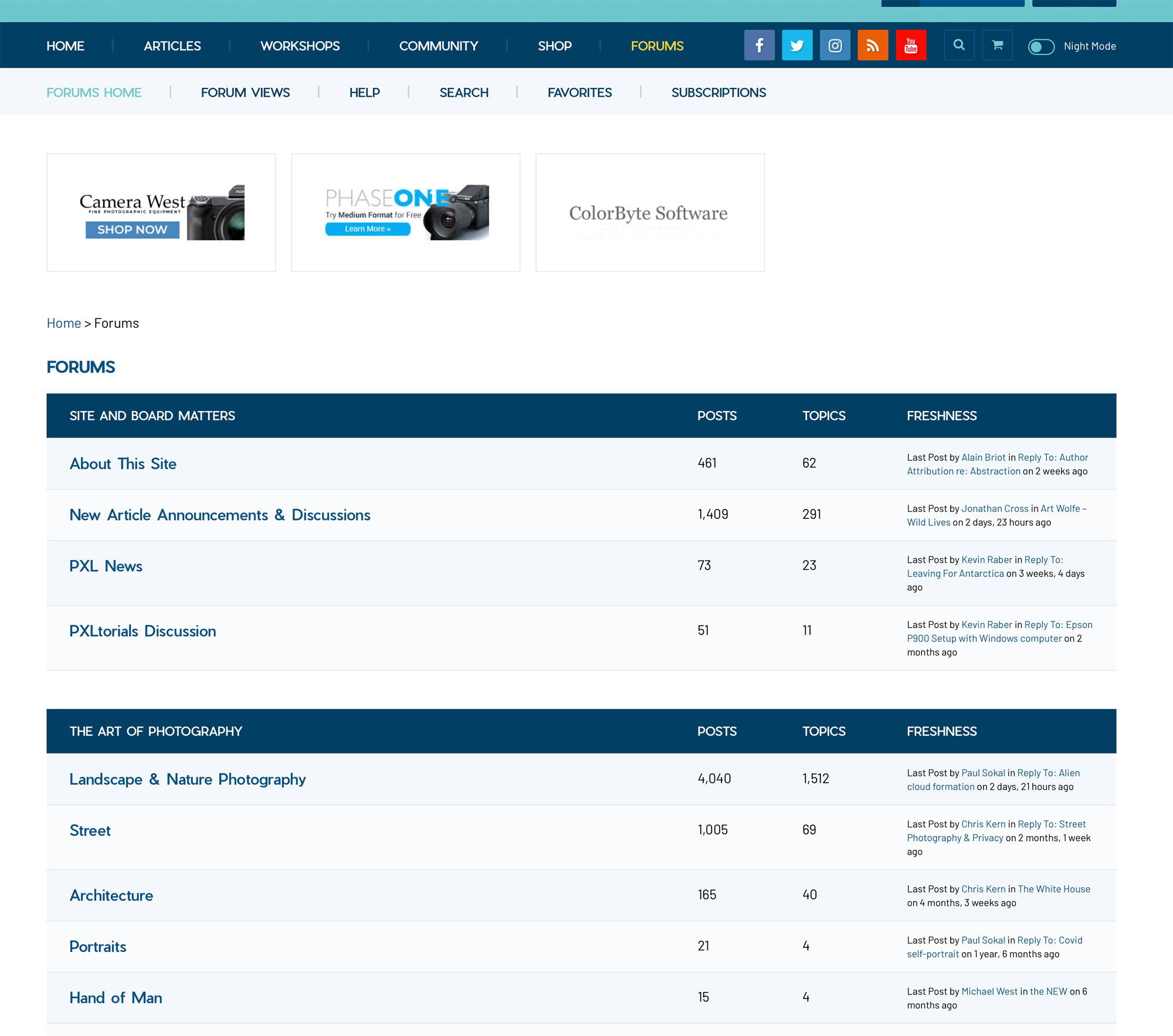 Thee main page for the forum. Ask anything and get answers. Lots of topics can be found here.