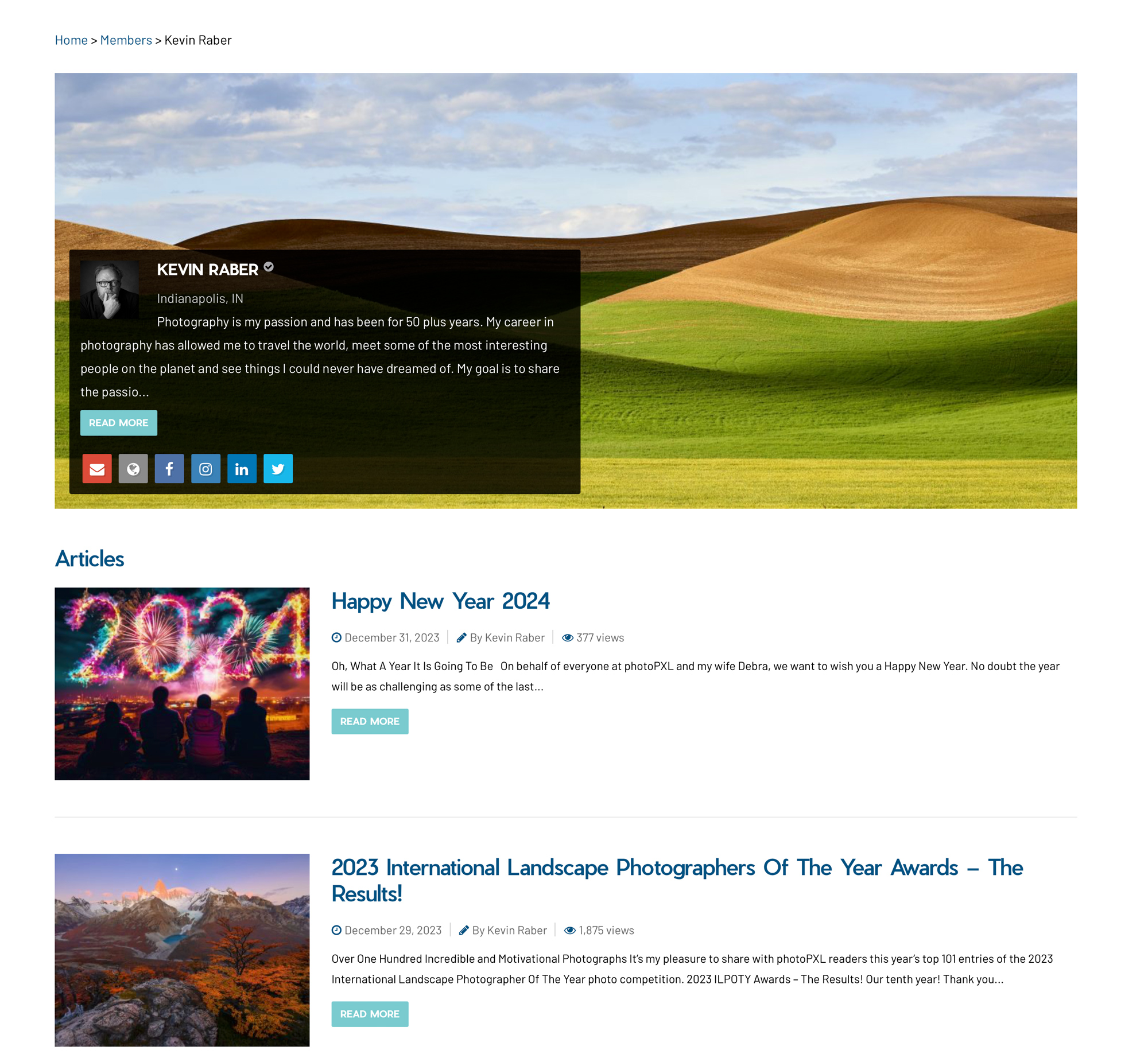 On your account page you can find a lot of information. Everything related to you is displayed here.