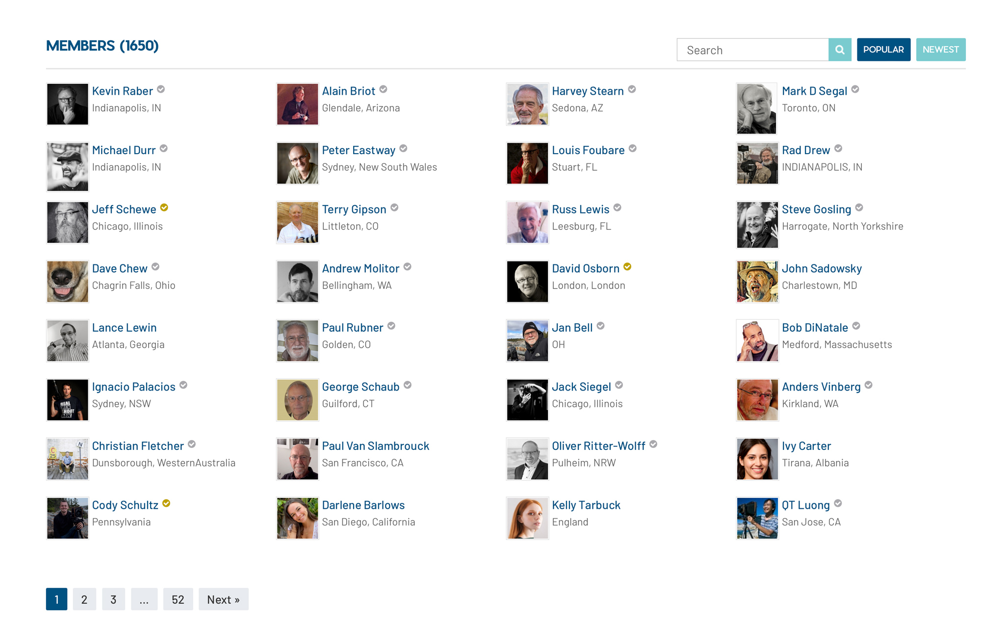 Site members
