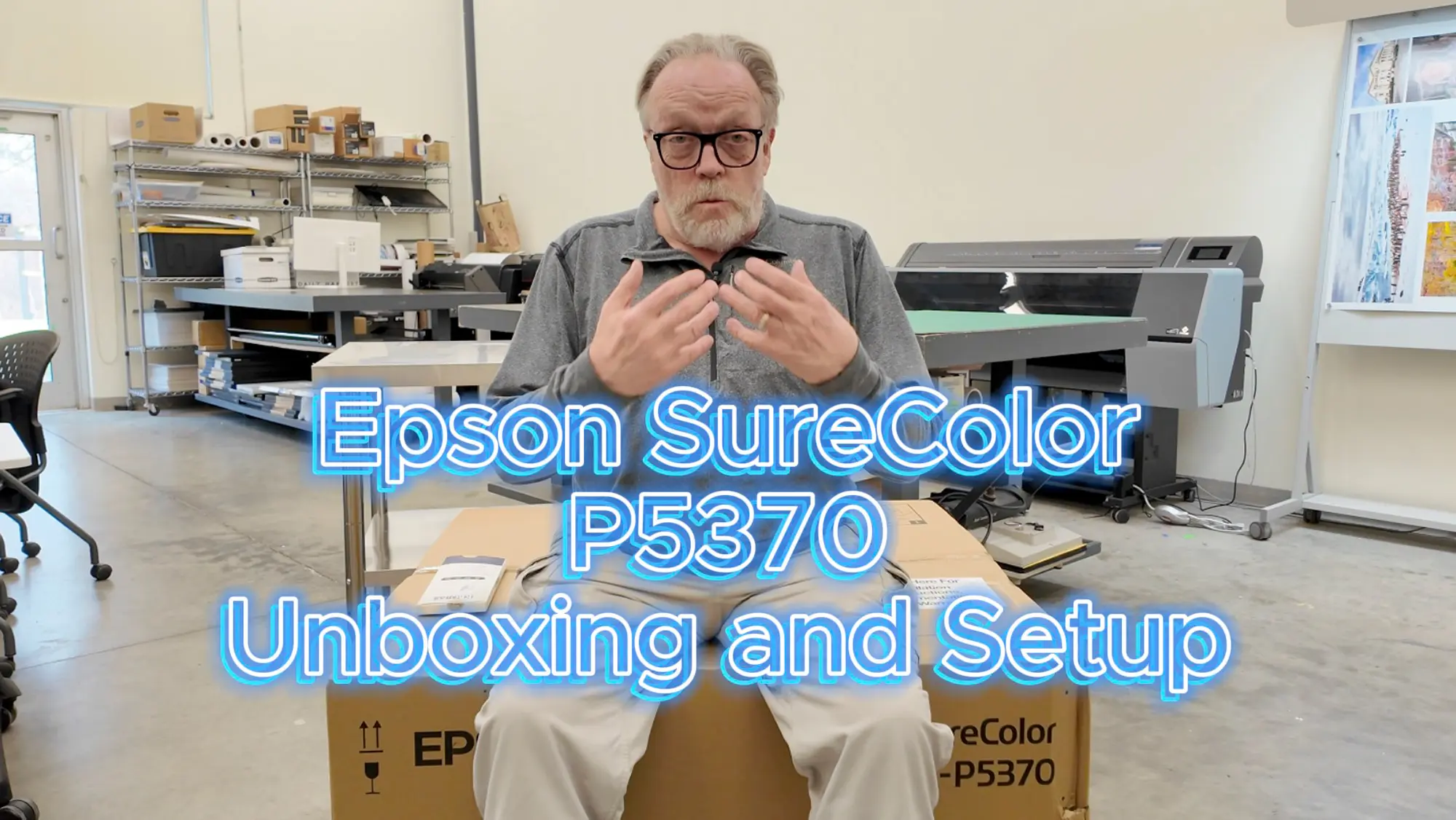 sumireiroページ Epson SureColor P5370 Set Up and Unboxing - Luminous Landscape