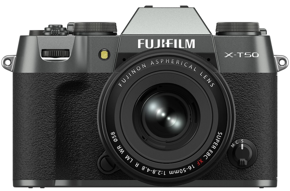 Fujiflm X T50 front view