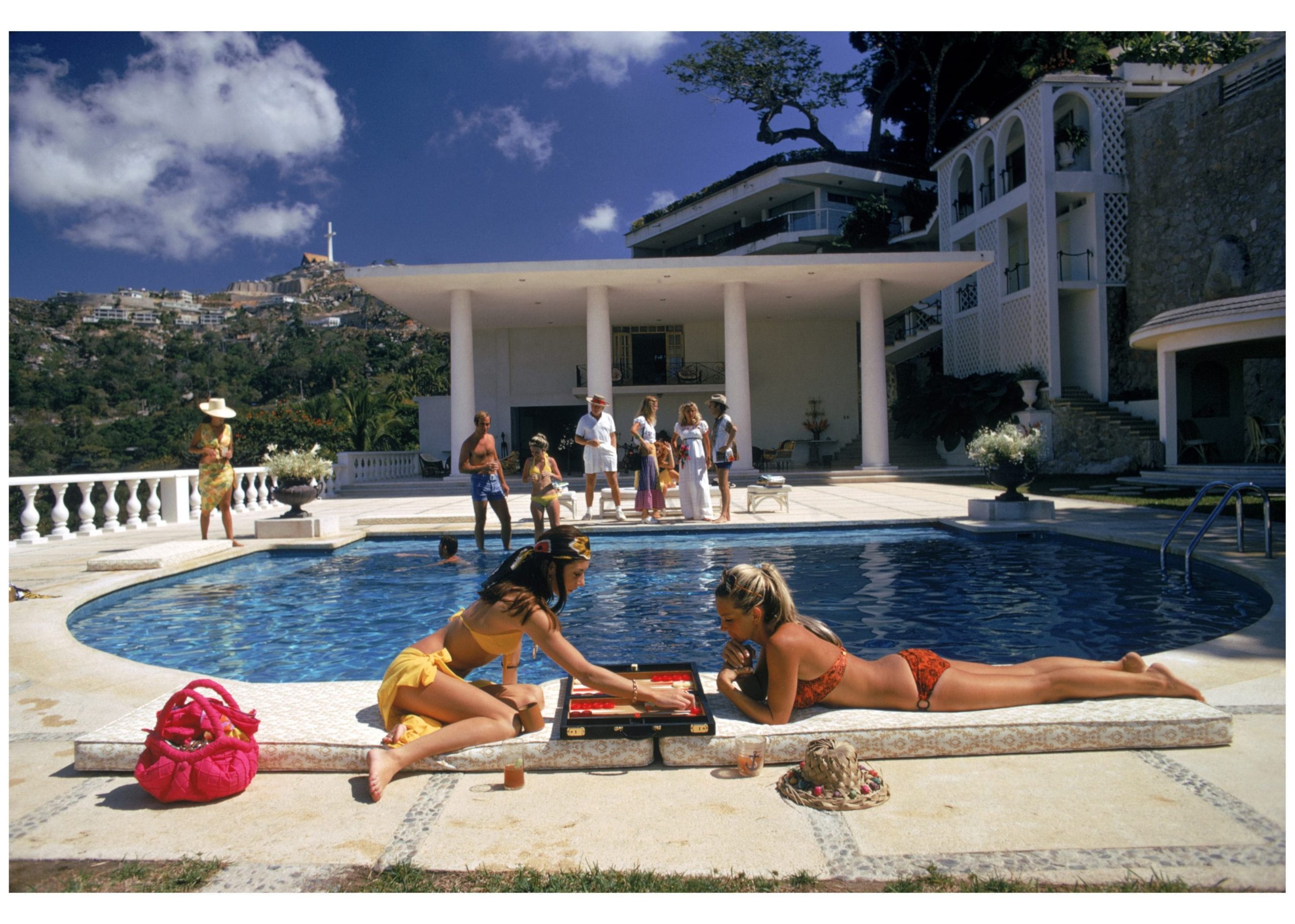 Poolside Backgammon Credit Enter Gallery and Getty Images