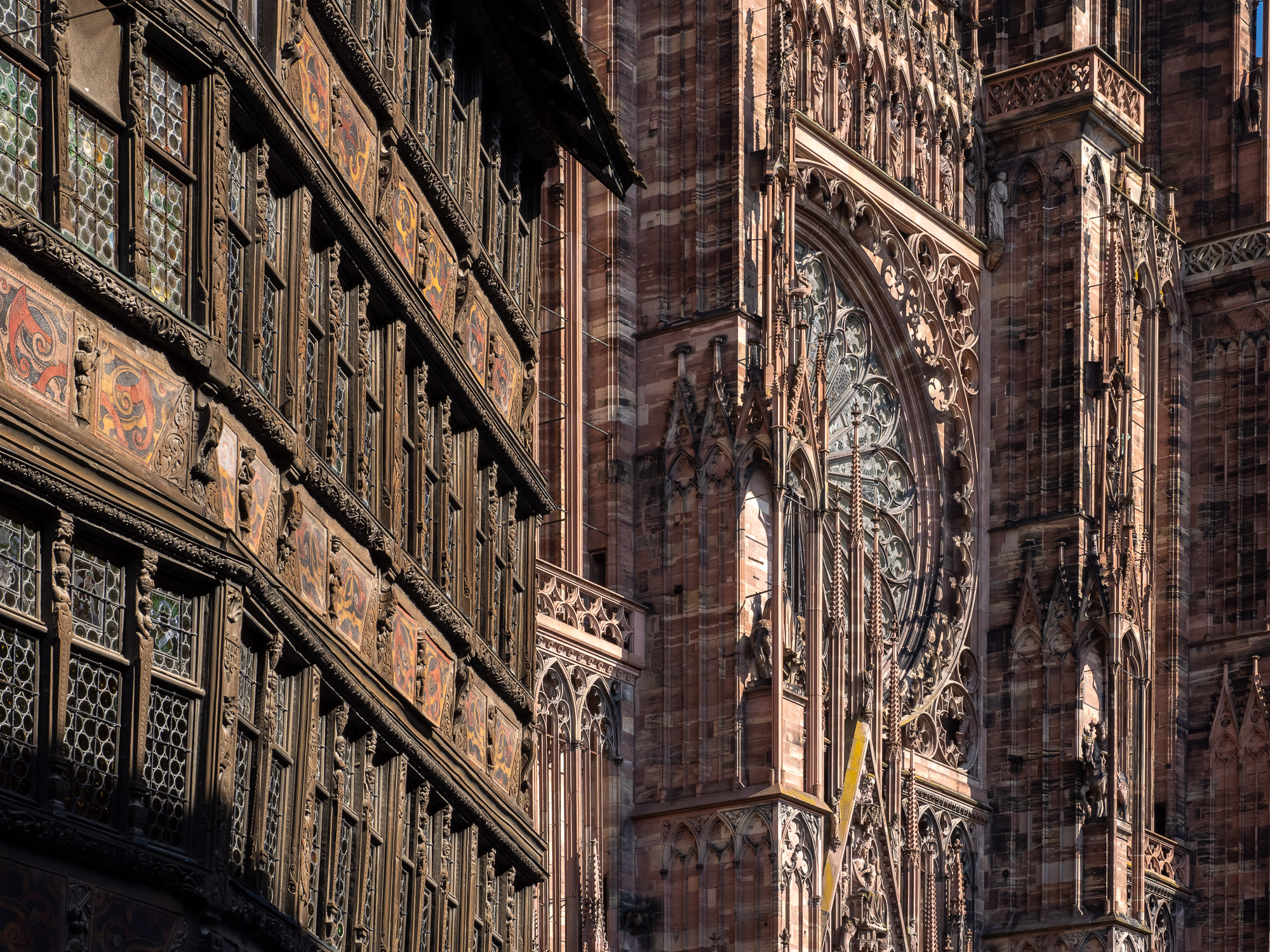 Kammerzell House and Cathedral, Strasbourg, France.