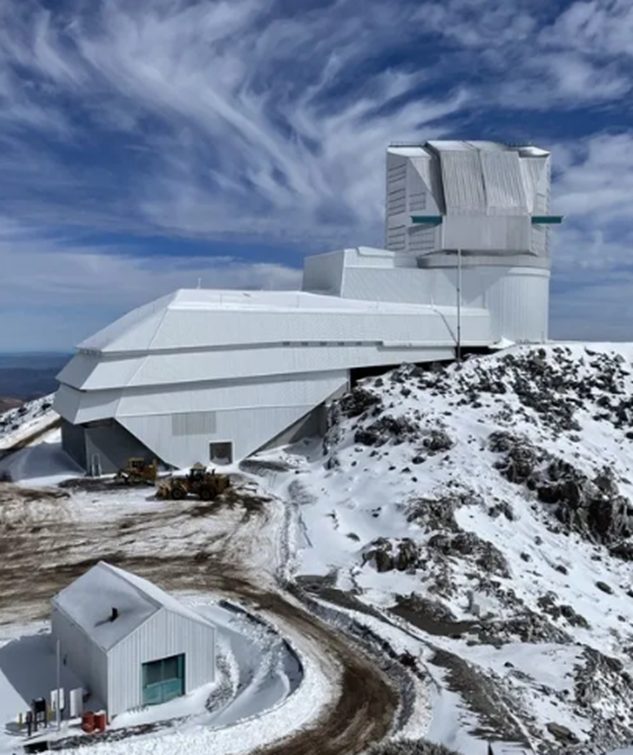 Snow Day at Rubin Observatory, 2024 (largest camera)