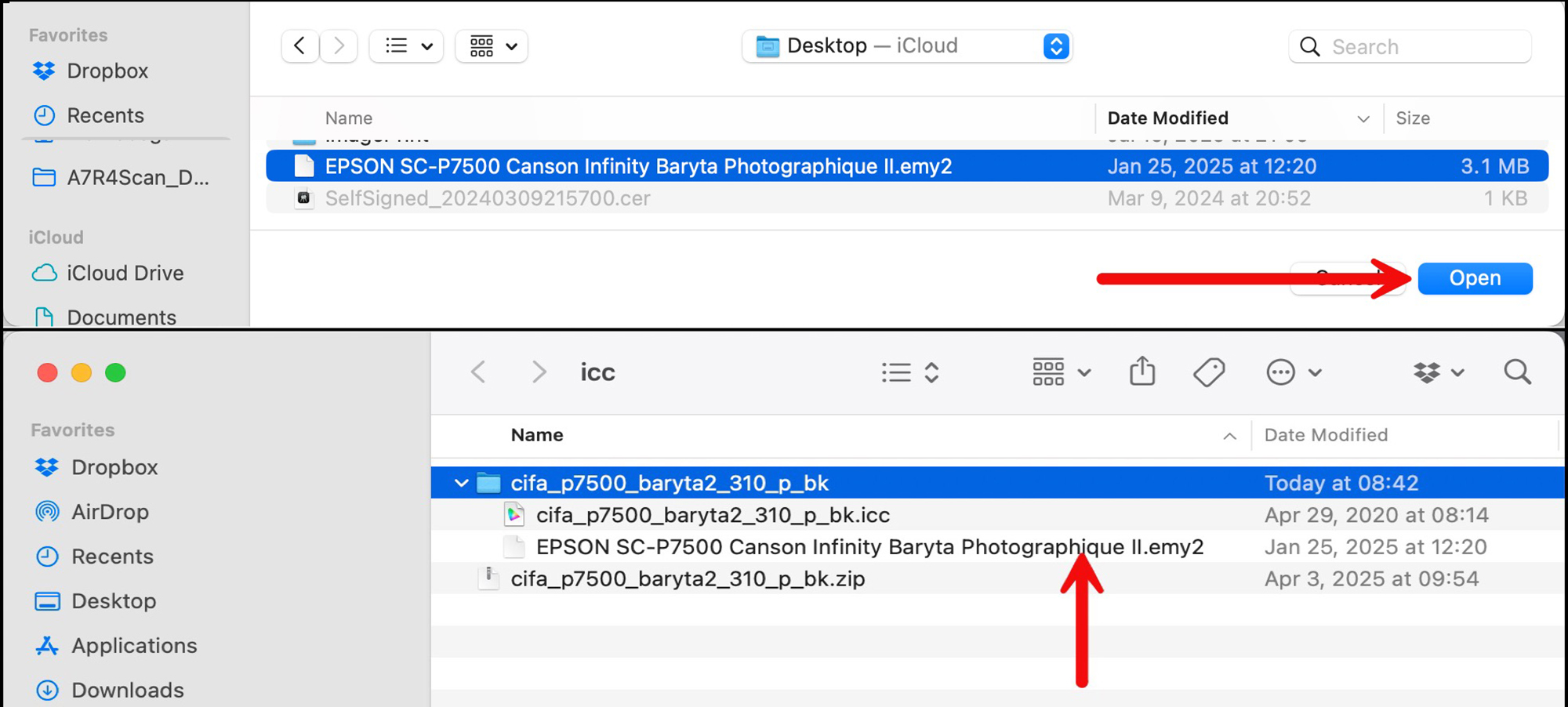 Figure 34. Obtain and install 3rd party emyv2 file for their paper