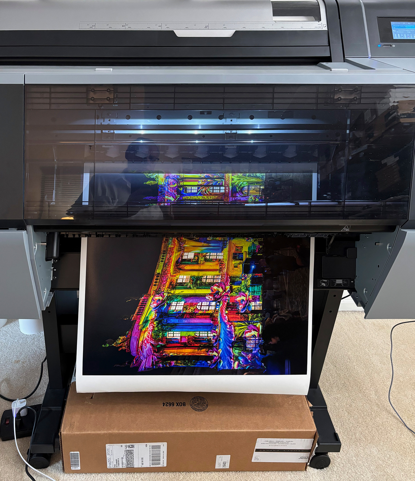 Figure 37. Lit print path