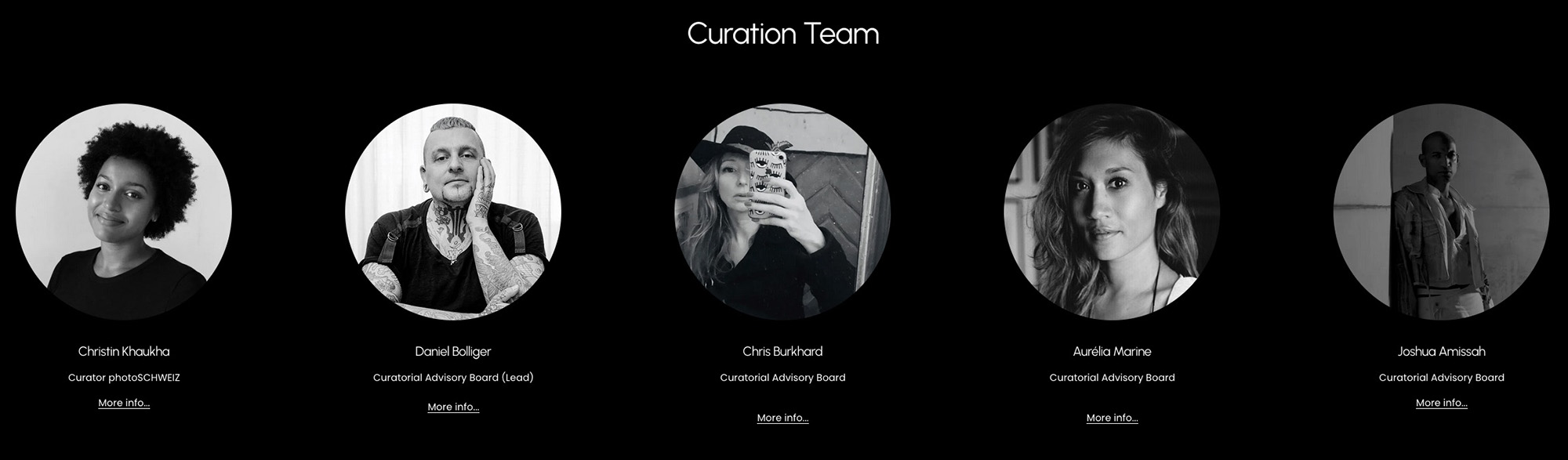 Figure 1. Curatorial team