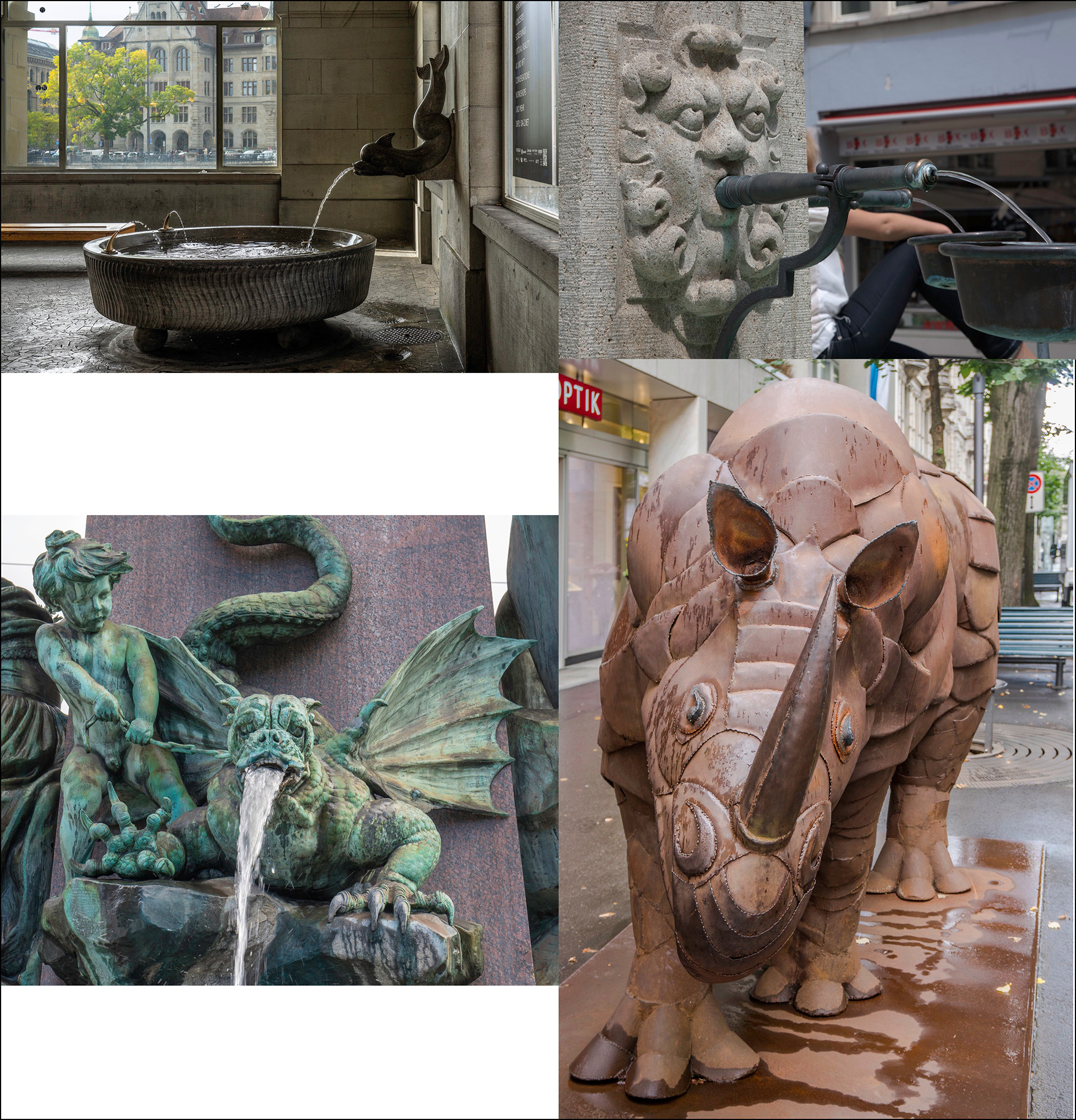 Figure 7. The water is drinkable and the statuary remarkable; there are many more.