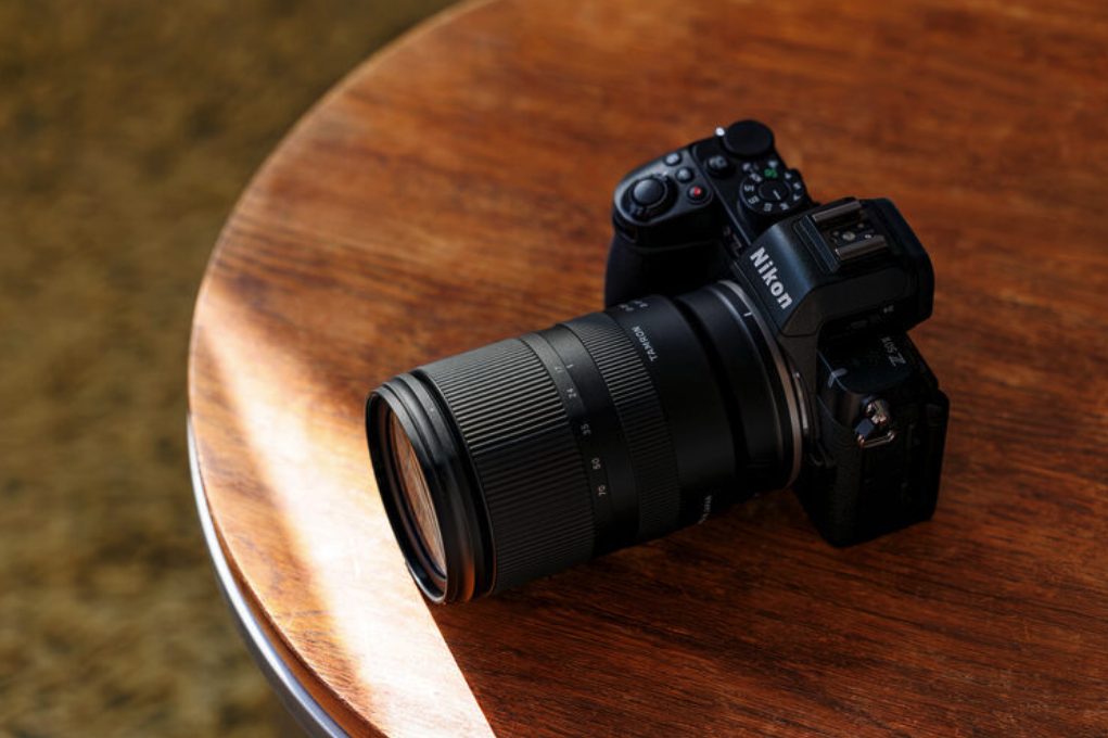 Tamron 17-70mm F2.8 lens mounted on a Nikon mirrorless camera