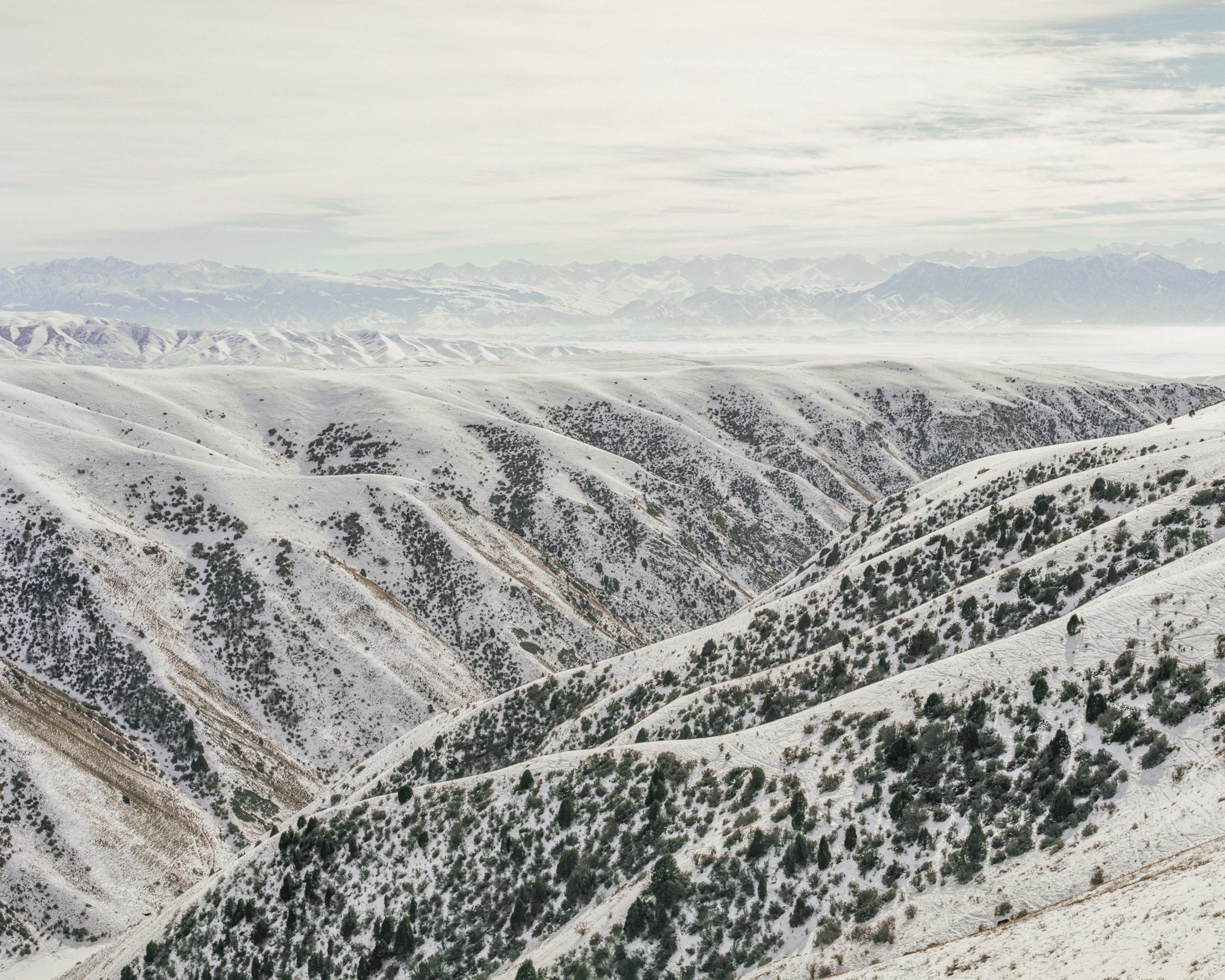 Tien Shan Mountains, Naryn Region, Central Kyrgyzstan January