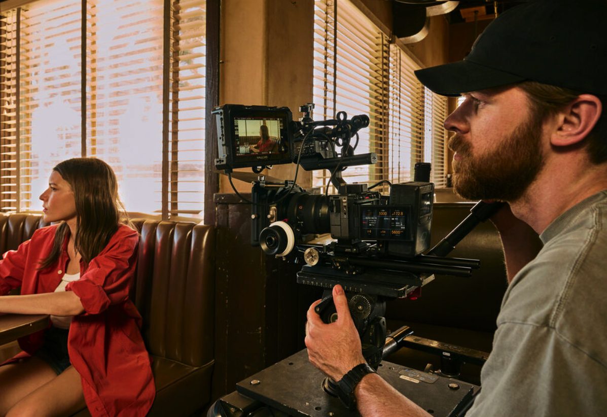 Sony FX5 cinema camera used for indoor video production
