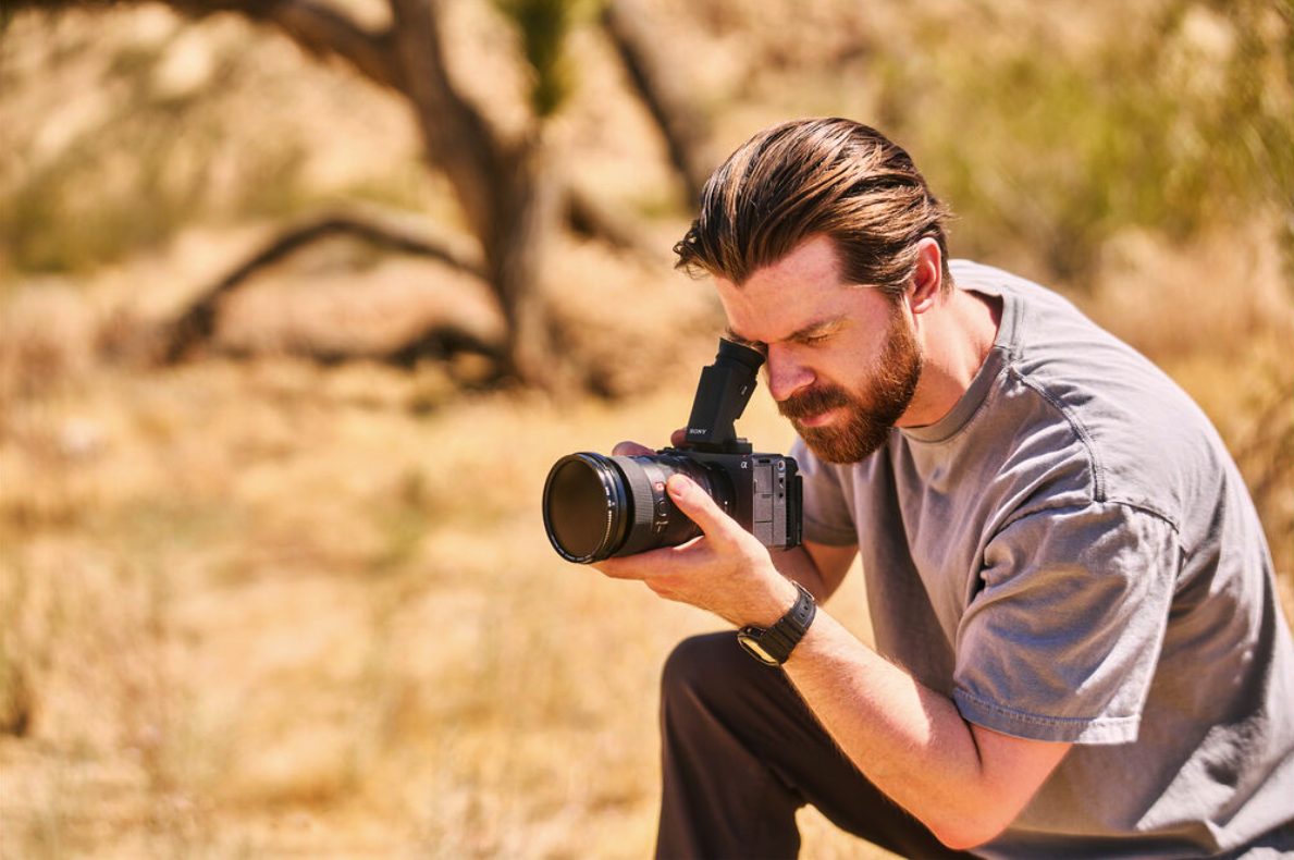Sony FX5 cinema camera used for outdoor filmmaking