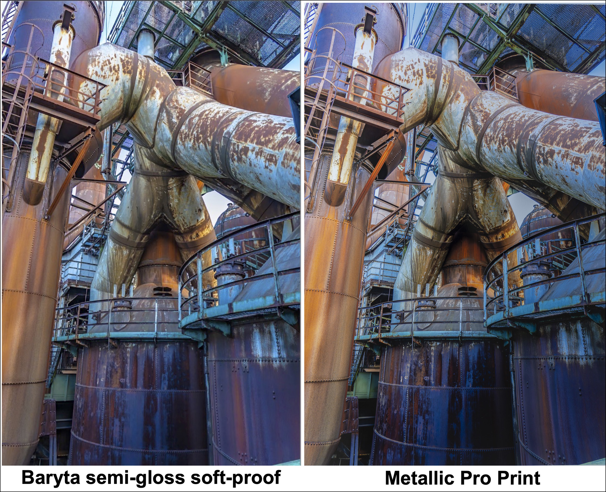 original and print of Volklingen rust
