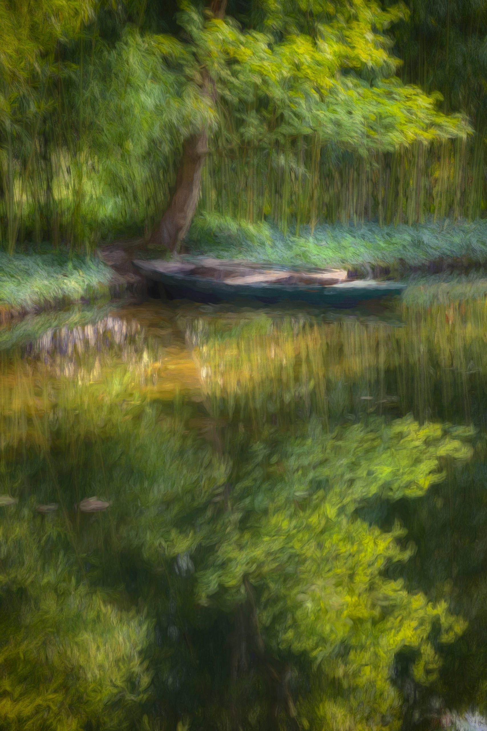 curt steyers reflections Giverny Reflections