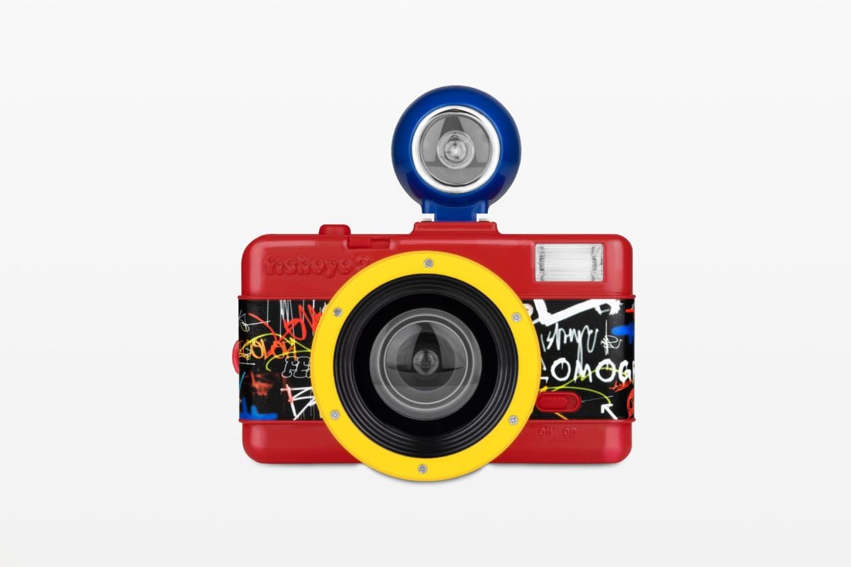 lomography fisheye graffiti front on grey