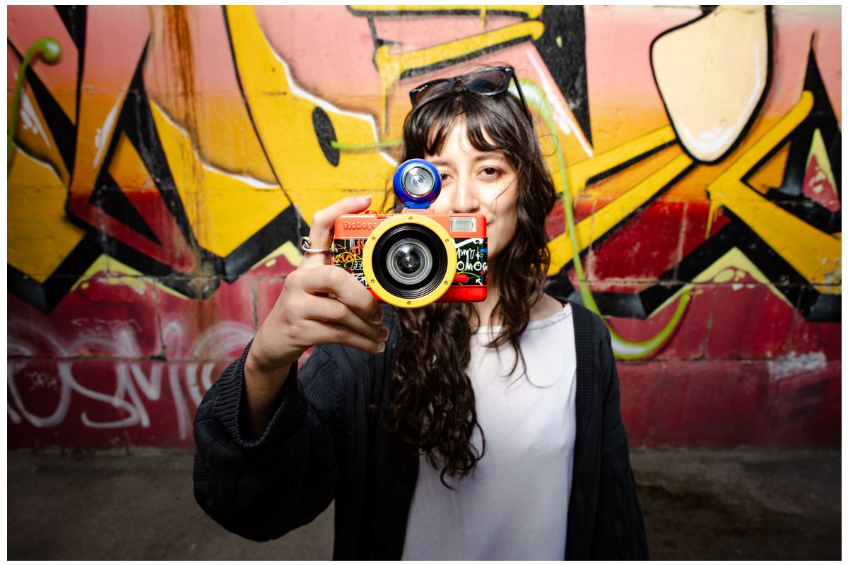 fisheye graffiti mood shot
