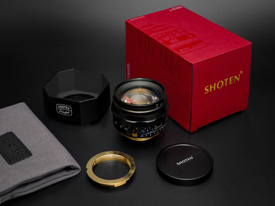 Shoten Tribute 01 lens with box and accessories