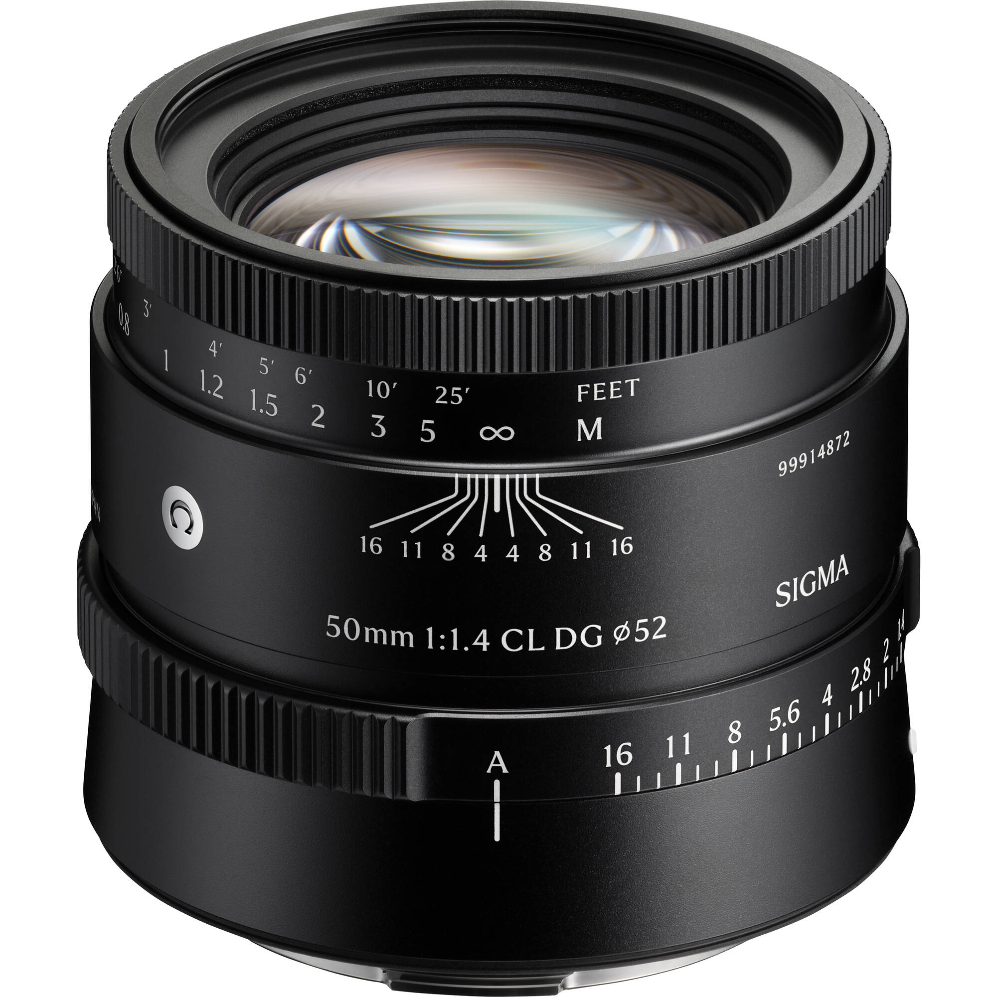Sigma 50mm F1.4 CL DG Contemporary lens in black